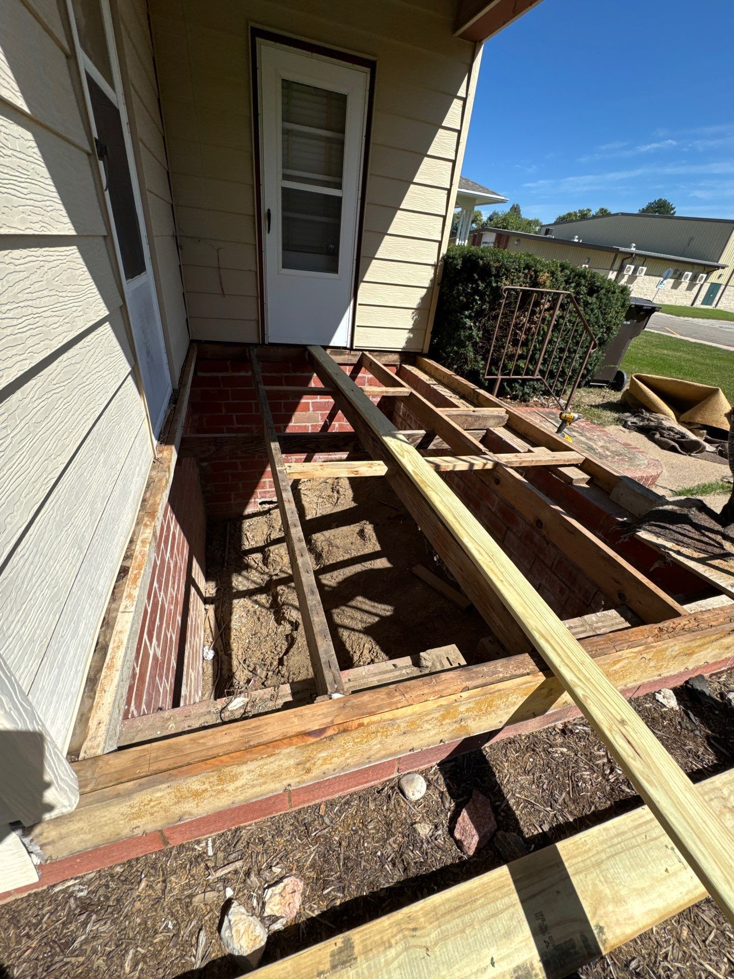 Front Porch Deck Rebuild in Dodge, NE by Crows Roofing LLC