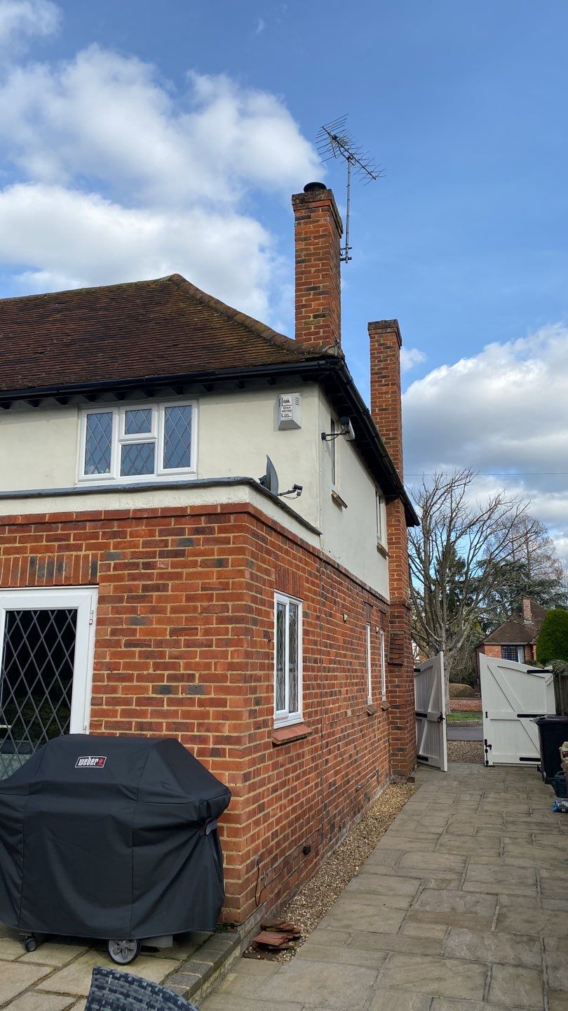 Roof Clean using Mosmatic FSC and Biocide by Ges Exterior Cleaning ltd