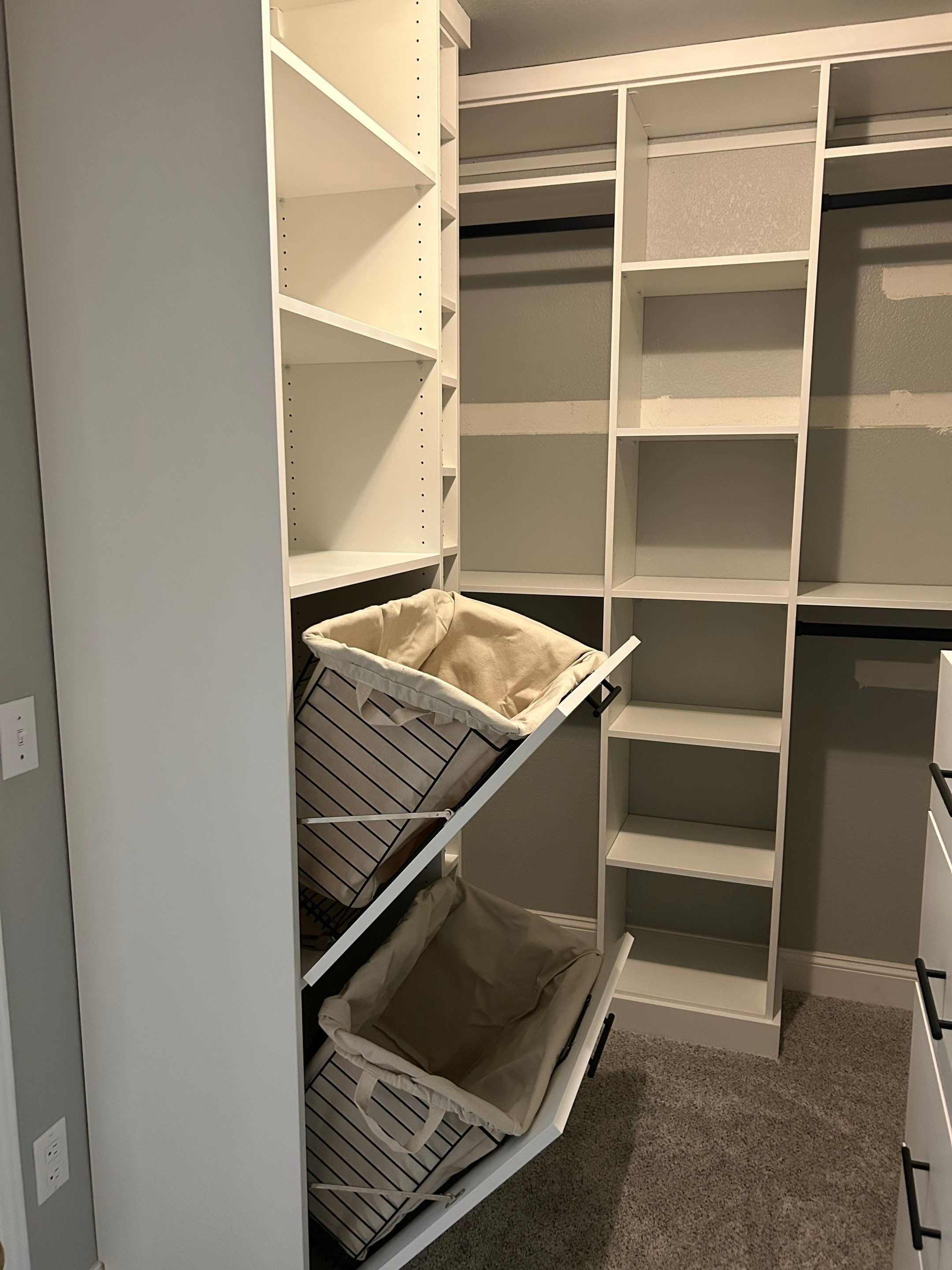 Custom Built-In and Primary Closet in Longmont by Concept 32, Inc.