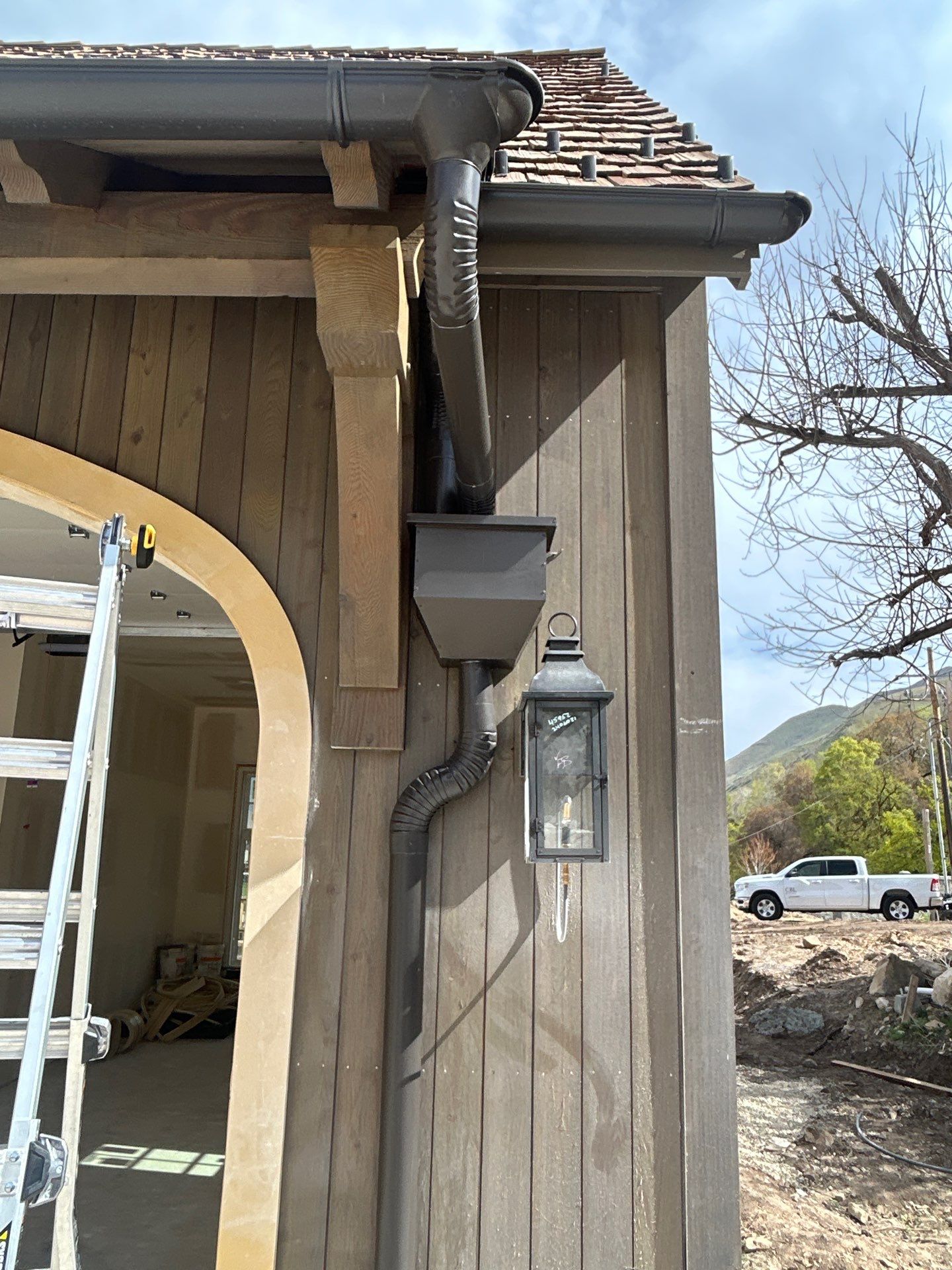 Project in Mapleton by Master Rain Gutters.