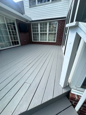 Weathered Deck using AcryFin