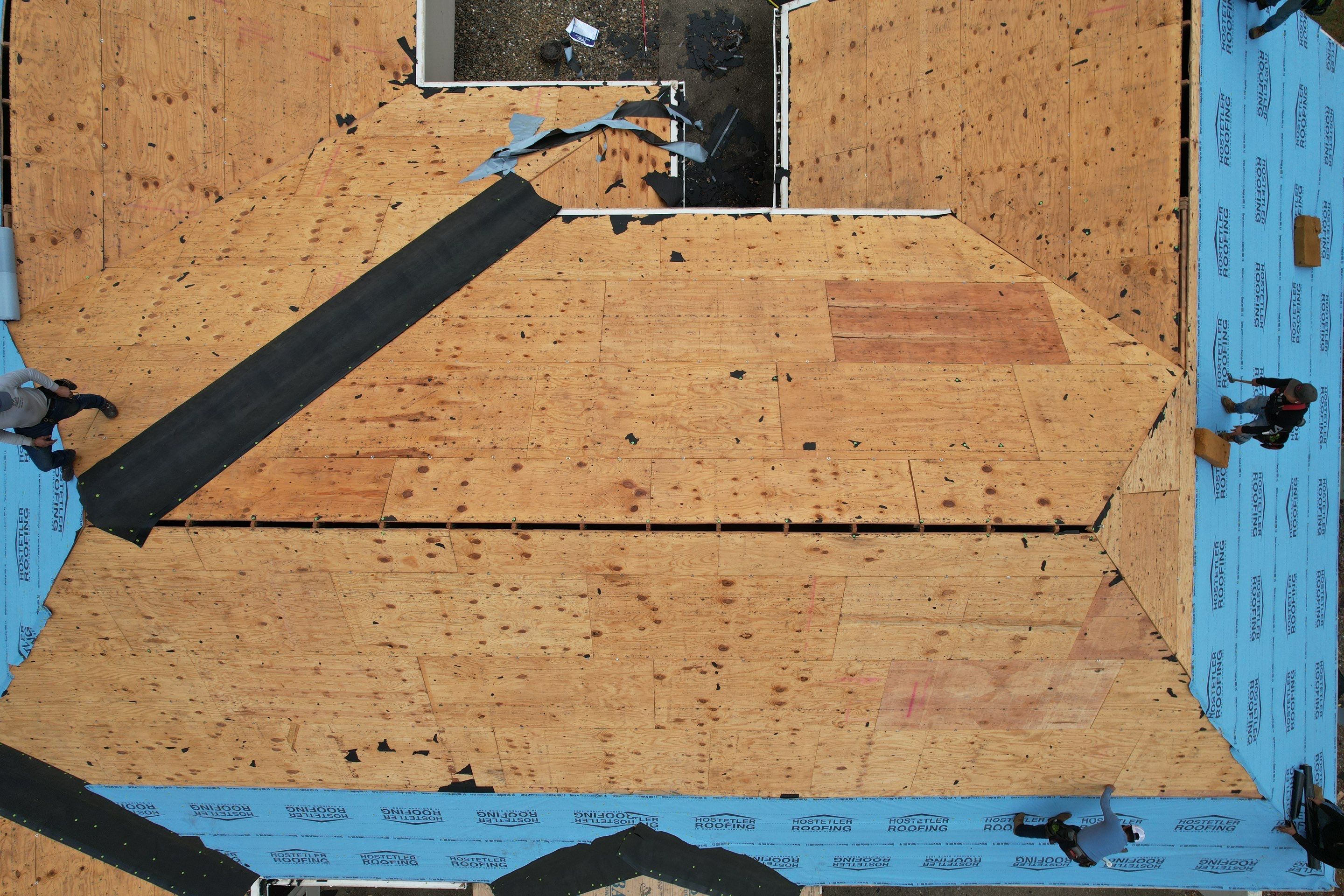 Residential Roofing Repair using Malarkey Vista: Weathered Wood  by Hostetler Roofing