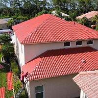 24ga 1.5" Mechanical Seam Terra Cotta by Total Roofing System The Metal Roof Experts