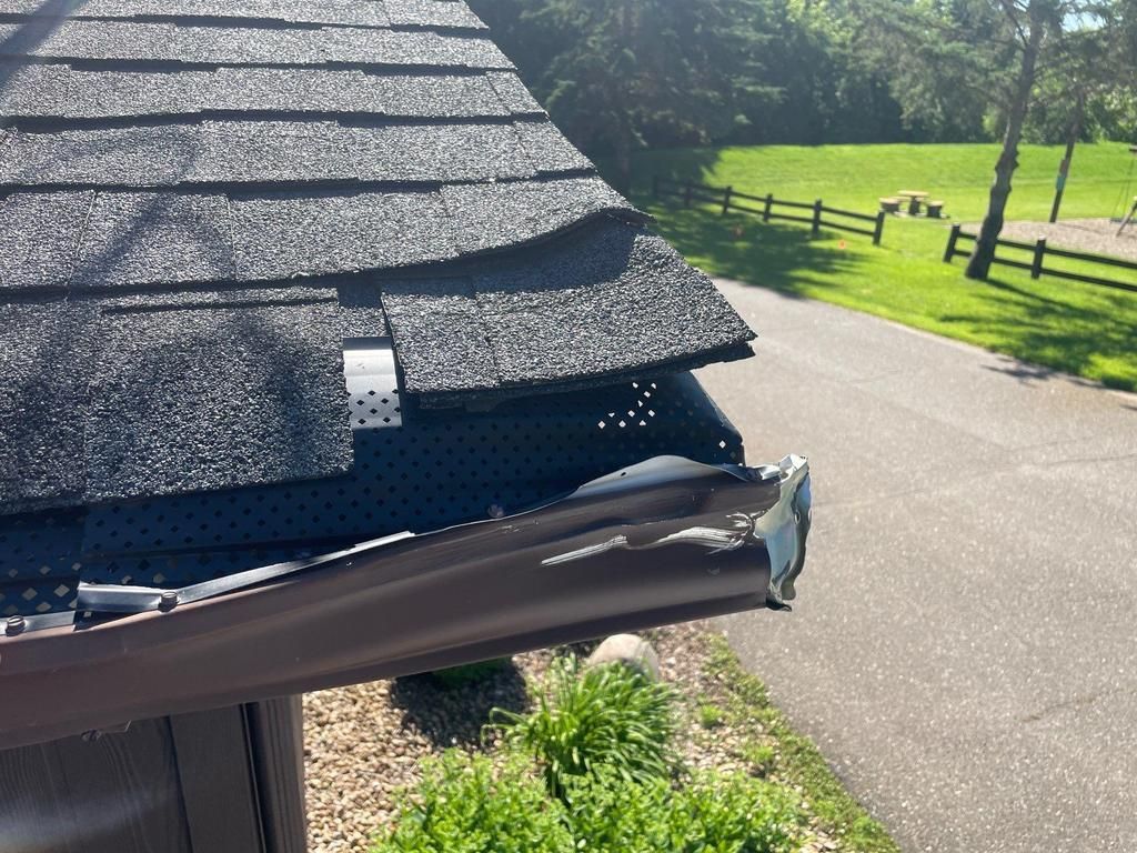 Fixed Damage 5" Seamless Gutters by Next Level Seamless Gutters / Exteriors Inc.