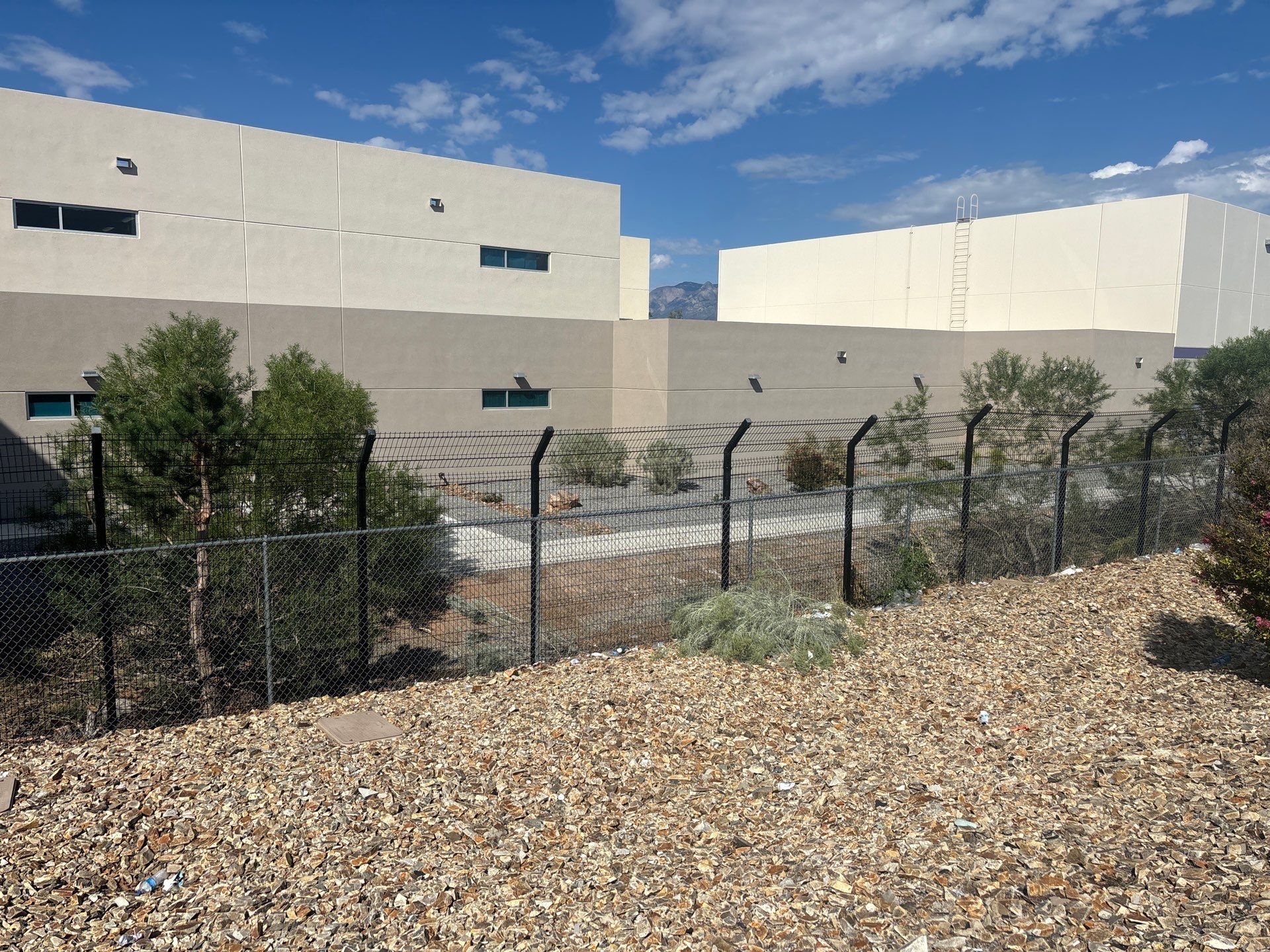 Light Commercial using 6' +45 DM Classic by Valley Fence Company