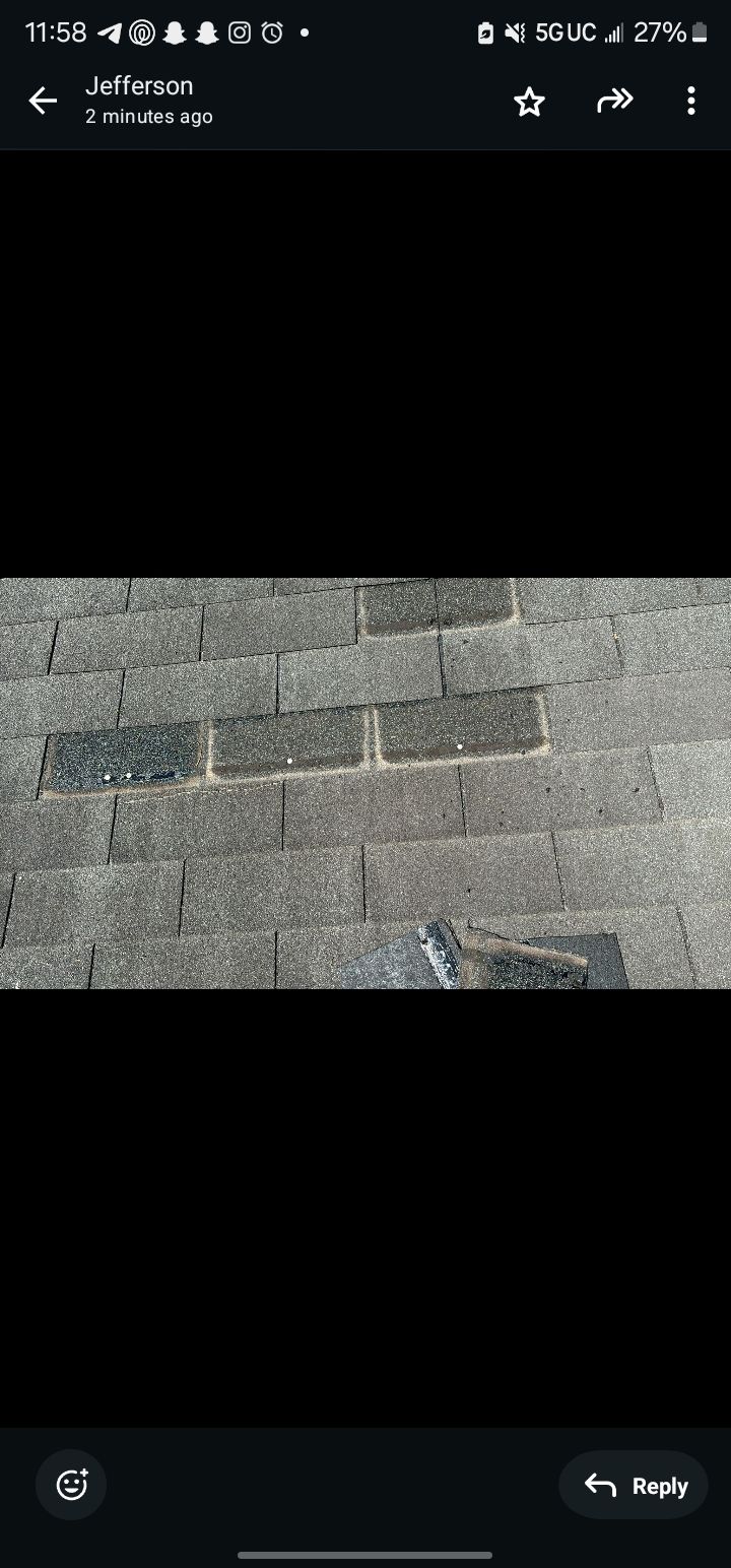Hail Damage using Owen's Corning Duration (Lifetime) Shingles by Roof Repair Company
