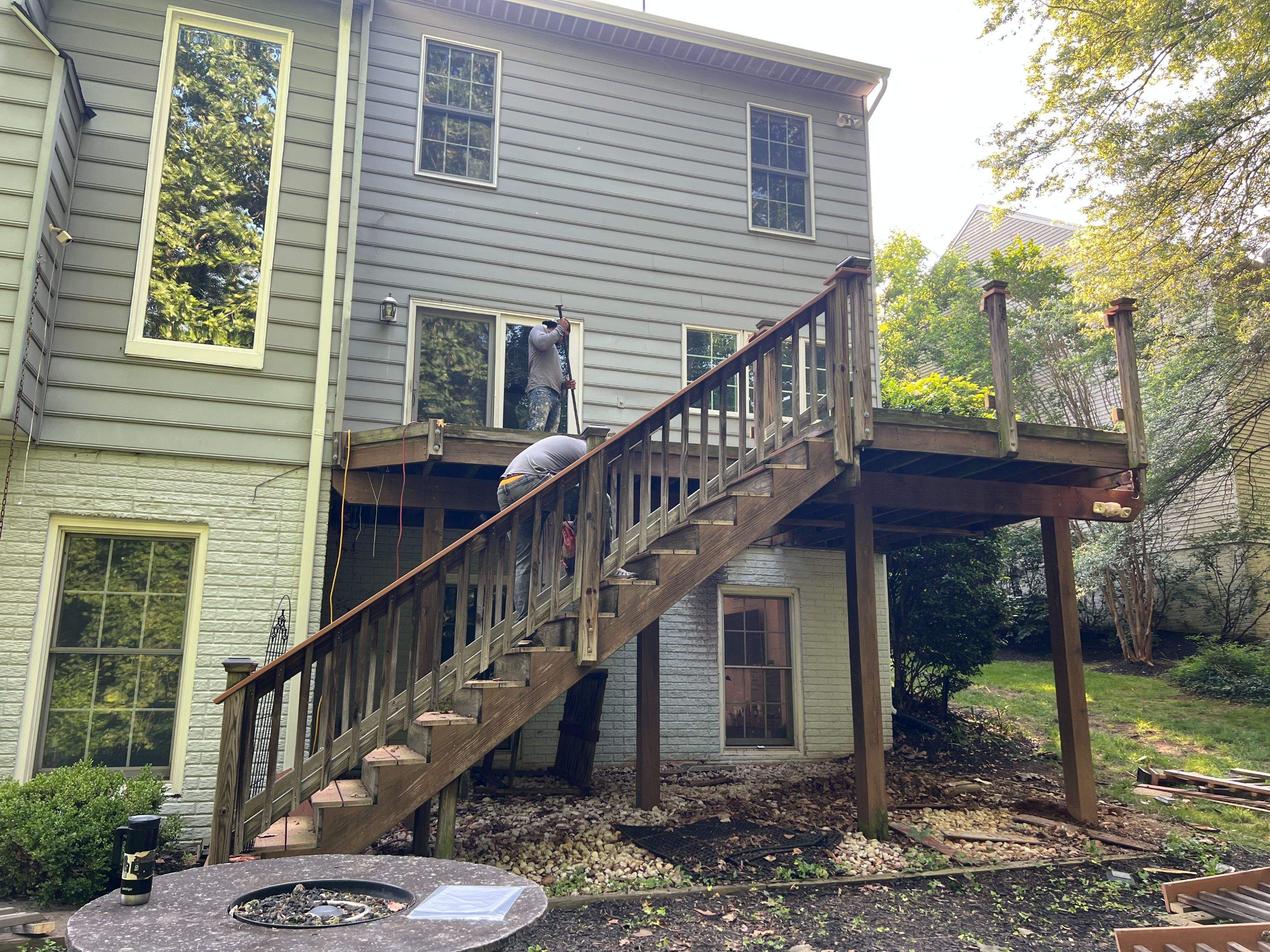 New 3-Season Porch & Composite Deck in Sterling, VA by Sunburst Construction Inc