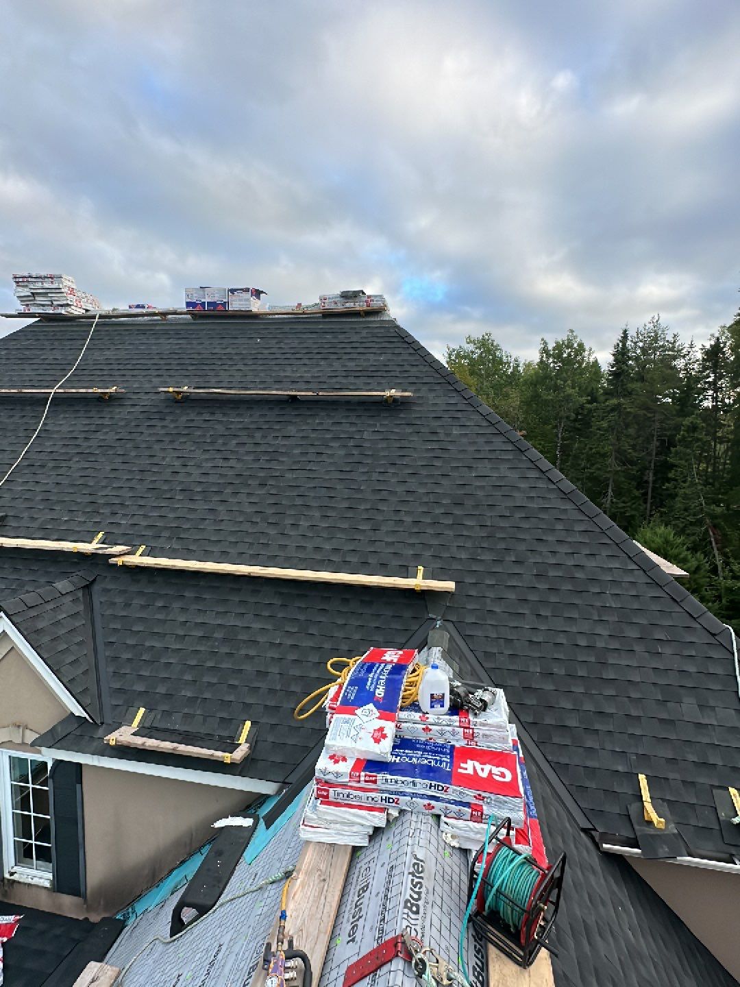 Residential Roofing Installation using Asphalt GAF HDZ by Artisan Roofing & Home Improvements Inc.