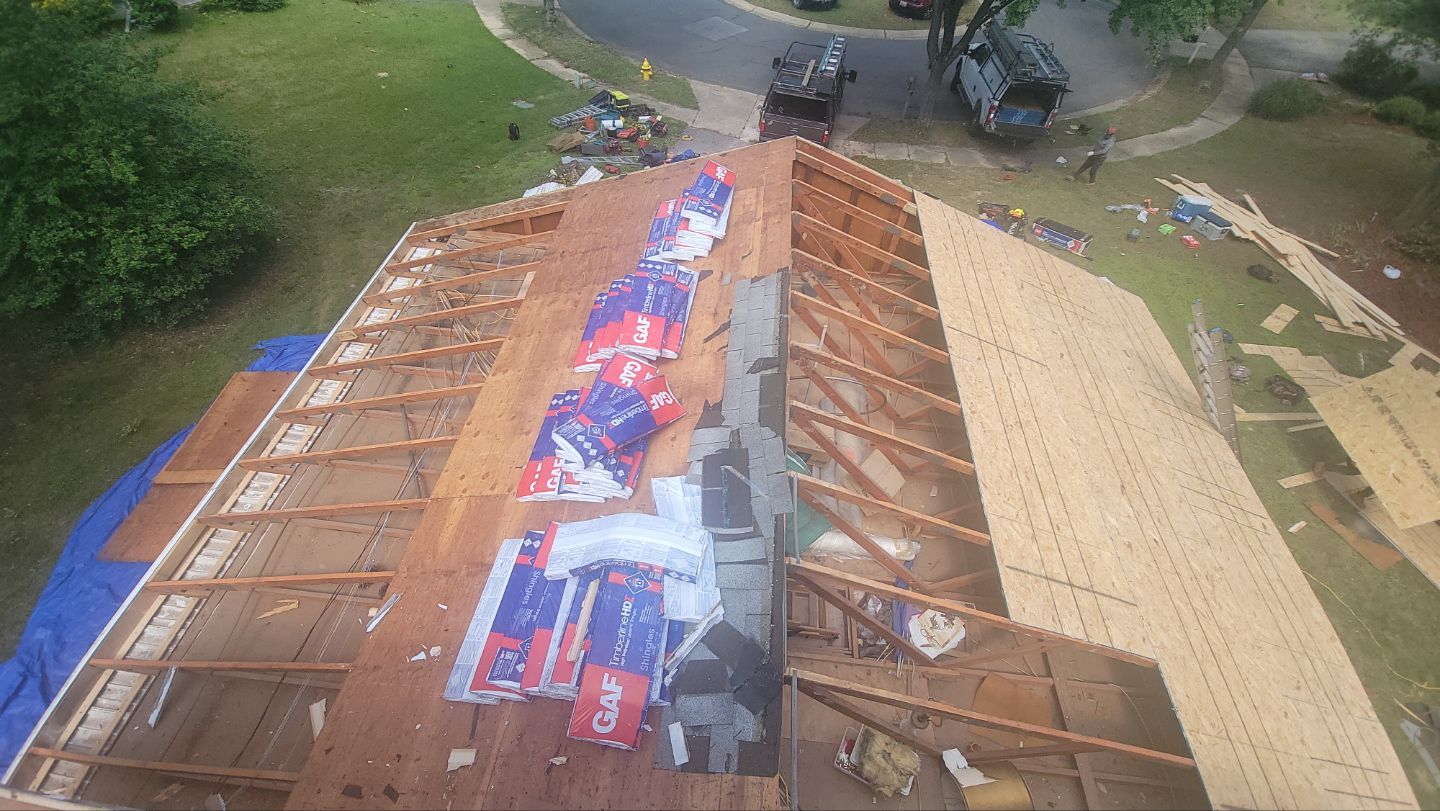 Roof Installation using GAF Timberline HDZ by ExteriorPros