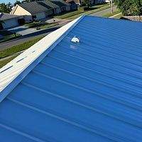 24ga 1.5" Mechanical Seam Regal White  by Total Roofing System The Metal Roof Experts
