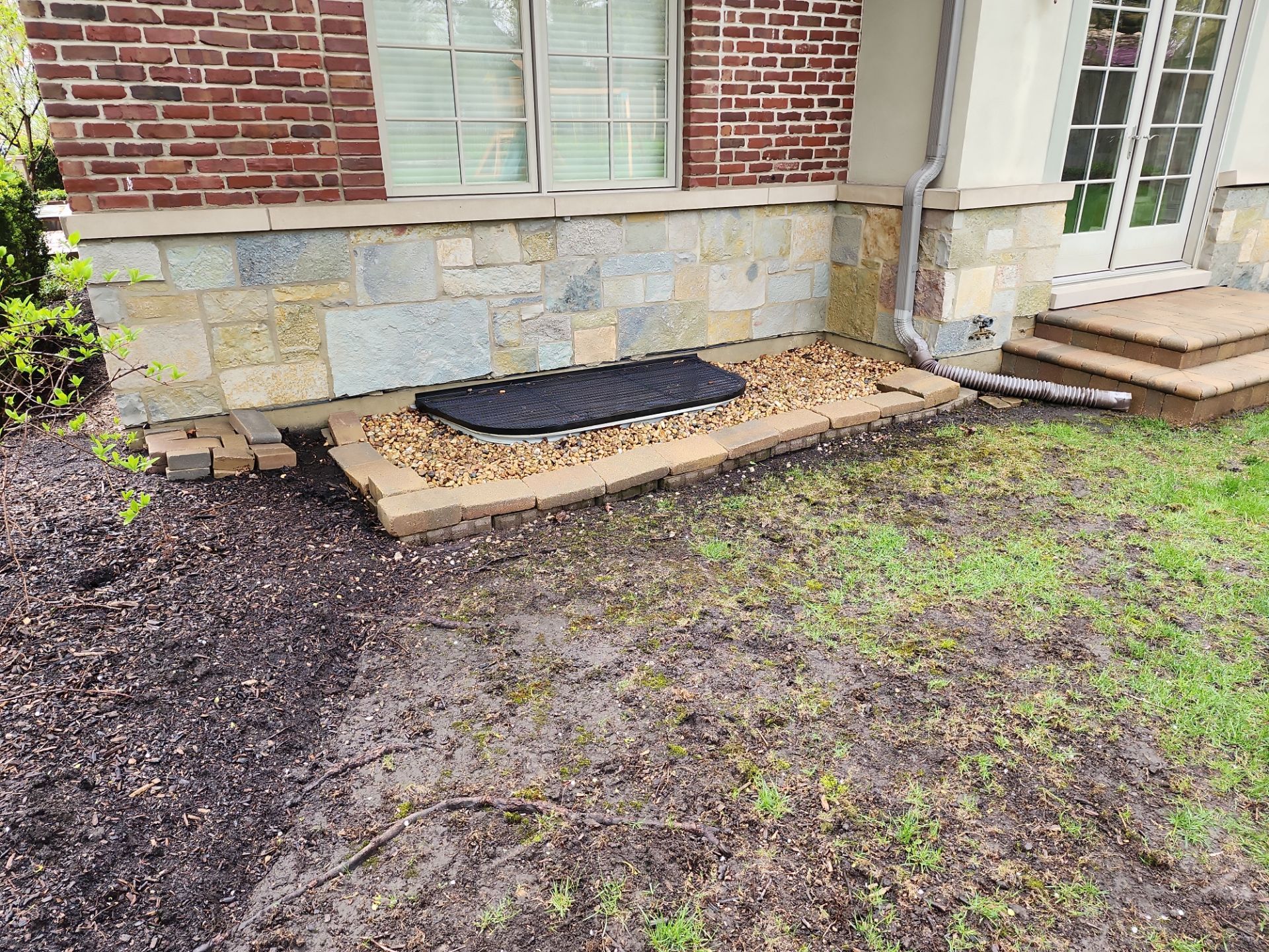 bluestone using Algaecide, soft wash soap by Northern Power Washing LLC.