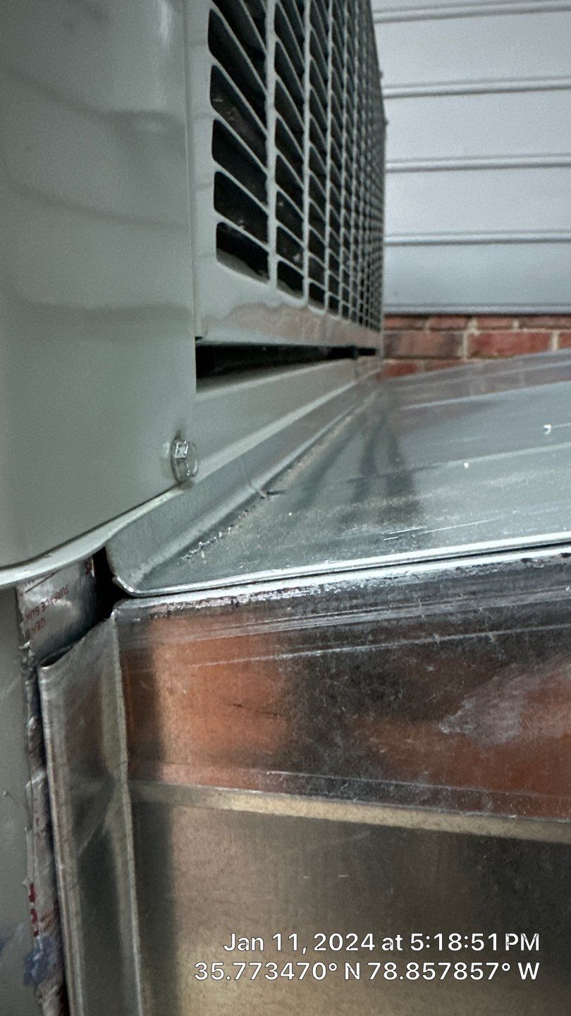 Trane Package Unit Installation by Nick's Mechanical LLC.