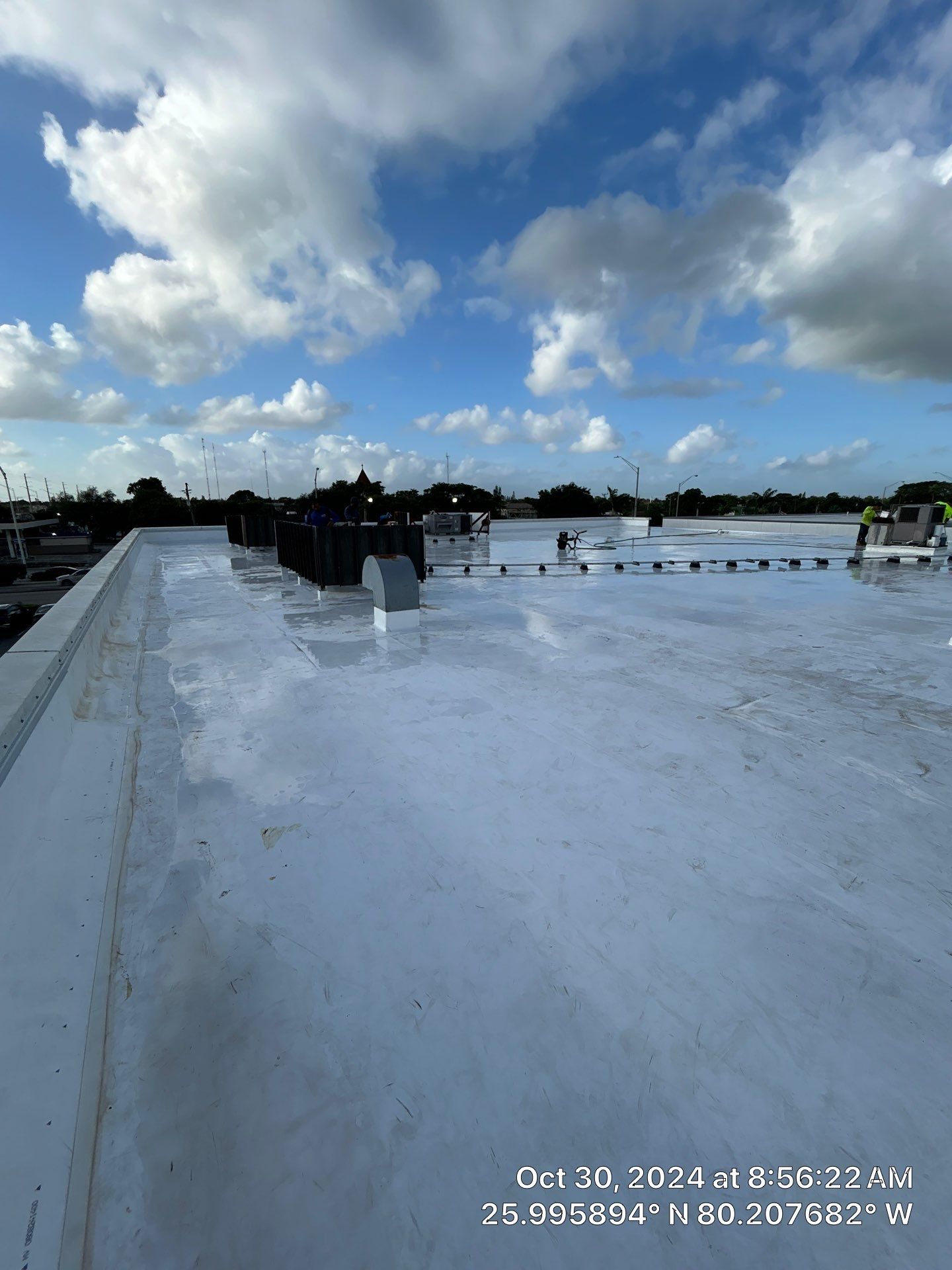 COMMERCIAL REROOF GAF TPO EVERGUARD 60 MIL SMOOTH WITH 1-1/2" INSULATION by Earl W. Johnston Roofing