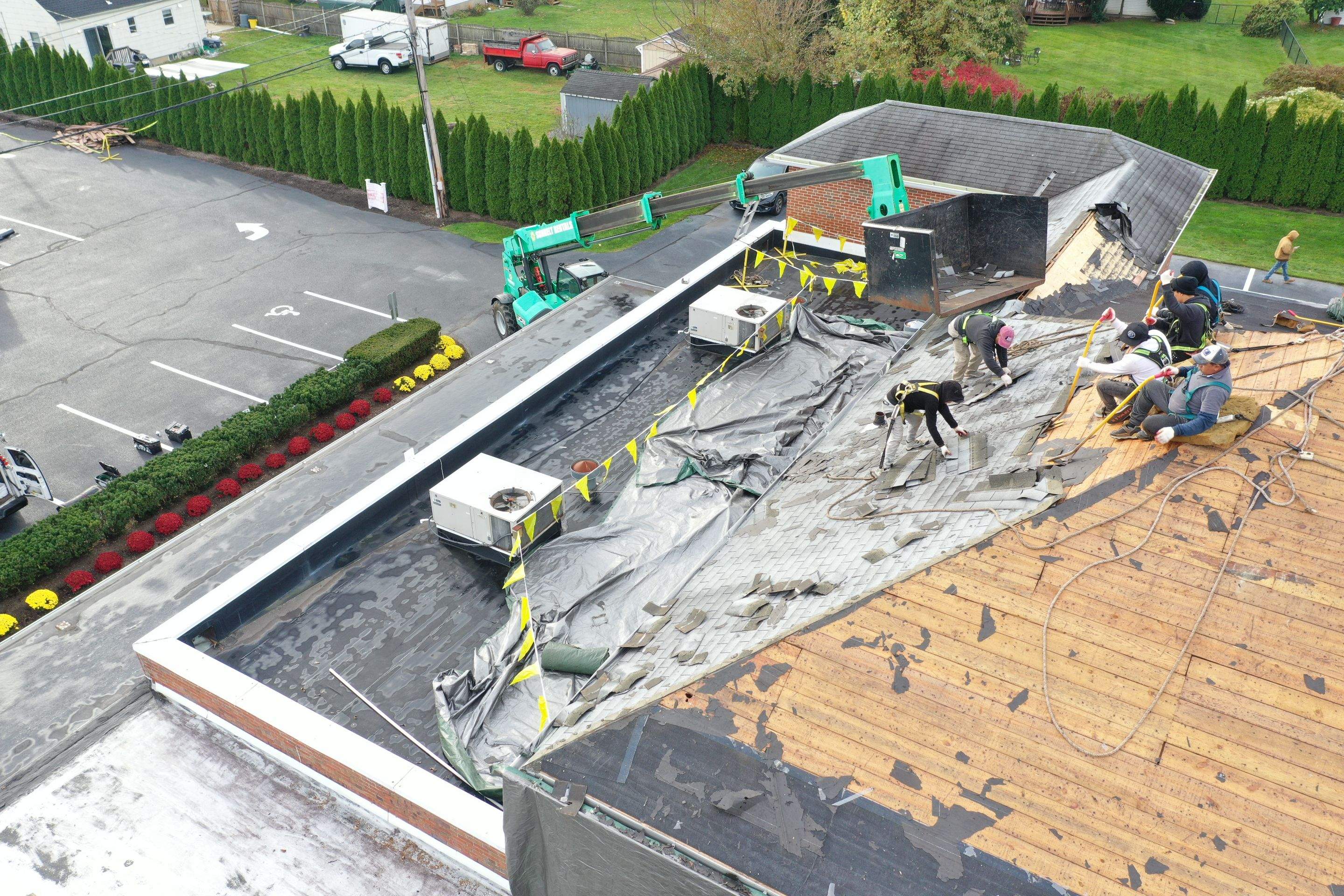 Commercial Roofing Installation using GAF Timberline / GAF TPO by All Site Roofing