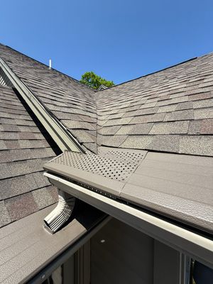 Custom Gutter Helmet Protection for Residential Roof in Suttons Bay