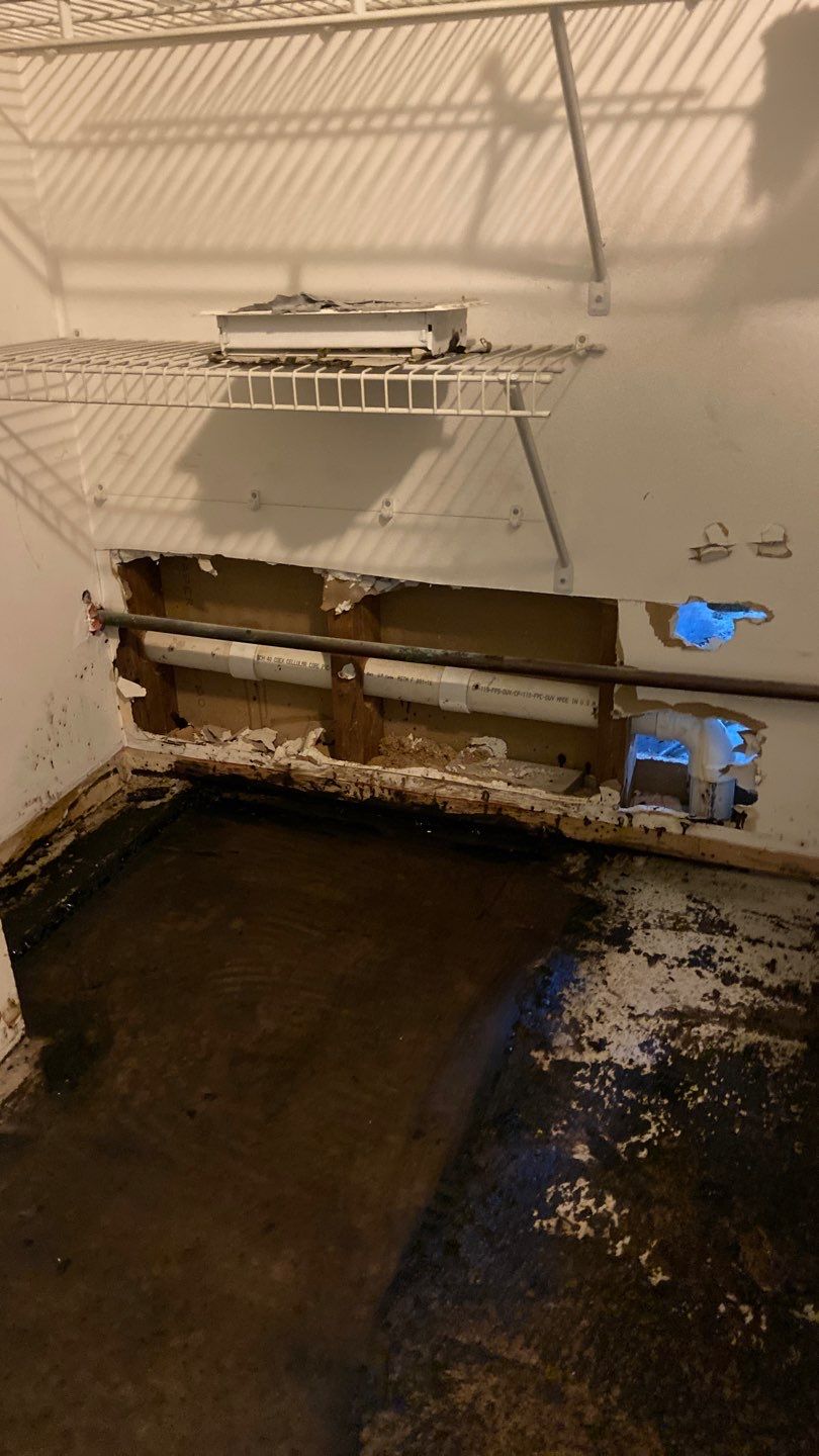 Repairs after water and asbestos remediation by ANR Restoration