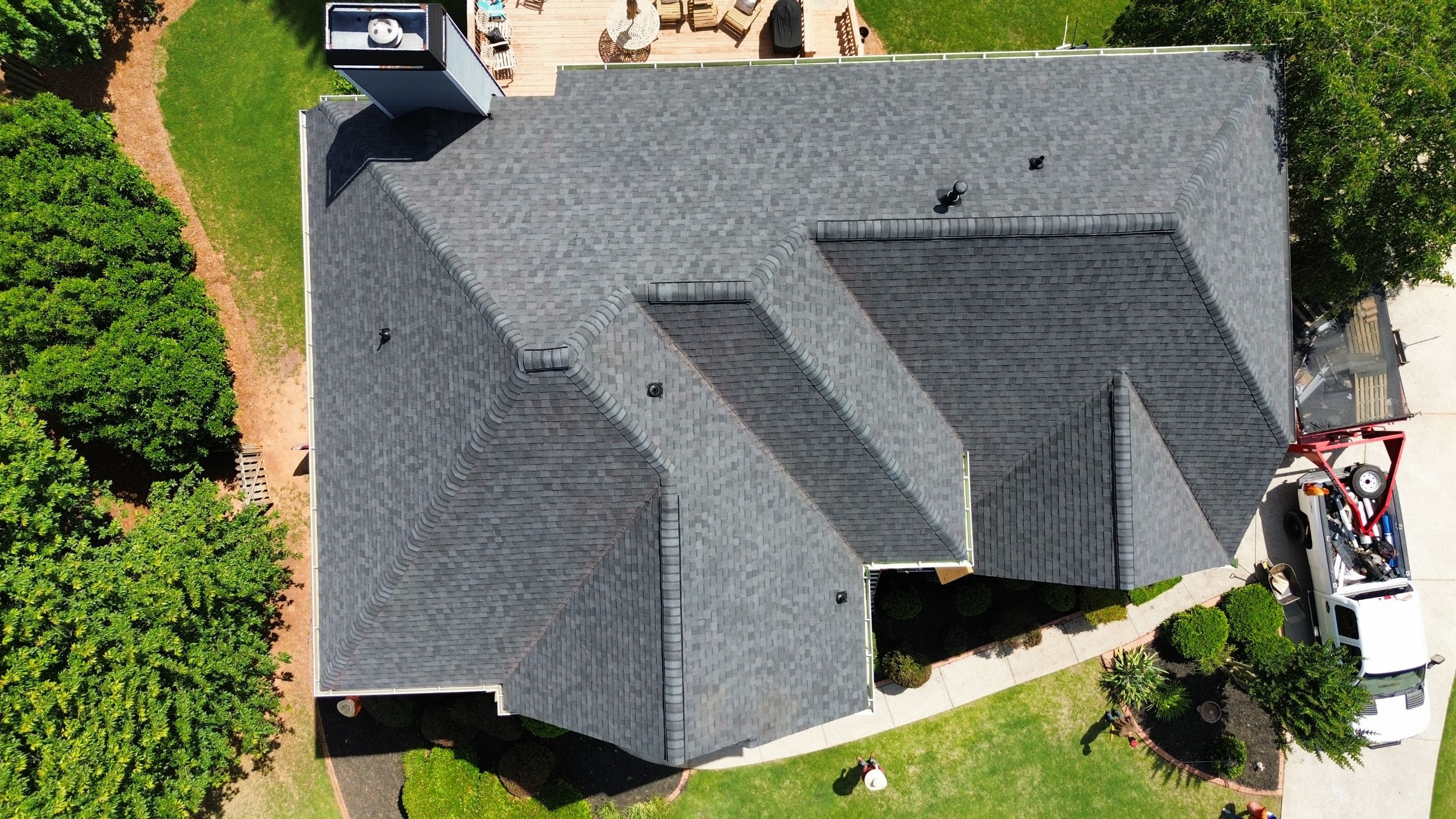 Cumming, GA Roof Replacement CertainTeed Landmark Moire Black by Reset Roofing