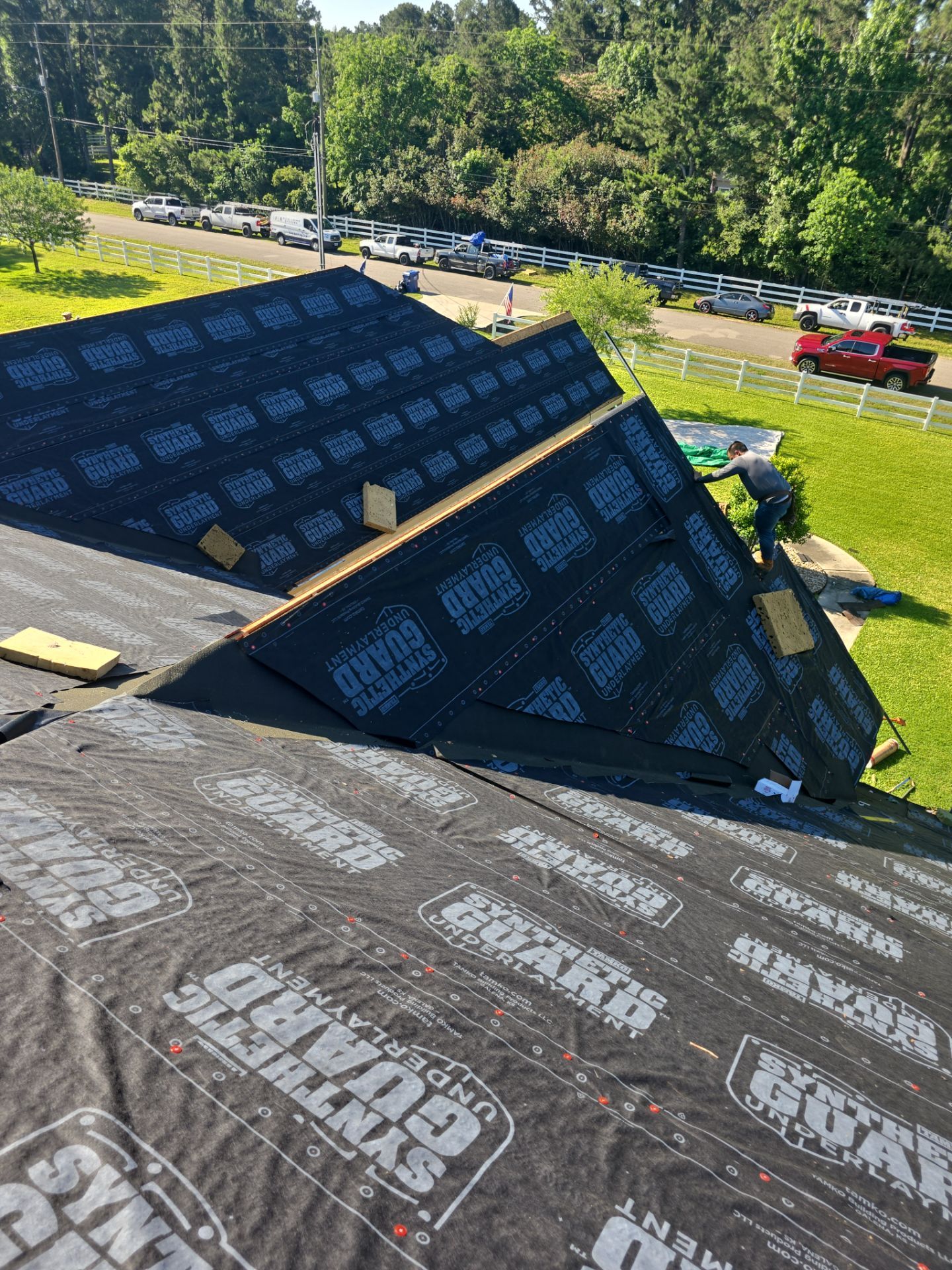 Project in Magnolia by Royal Crown Roofing 