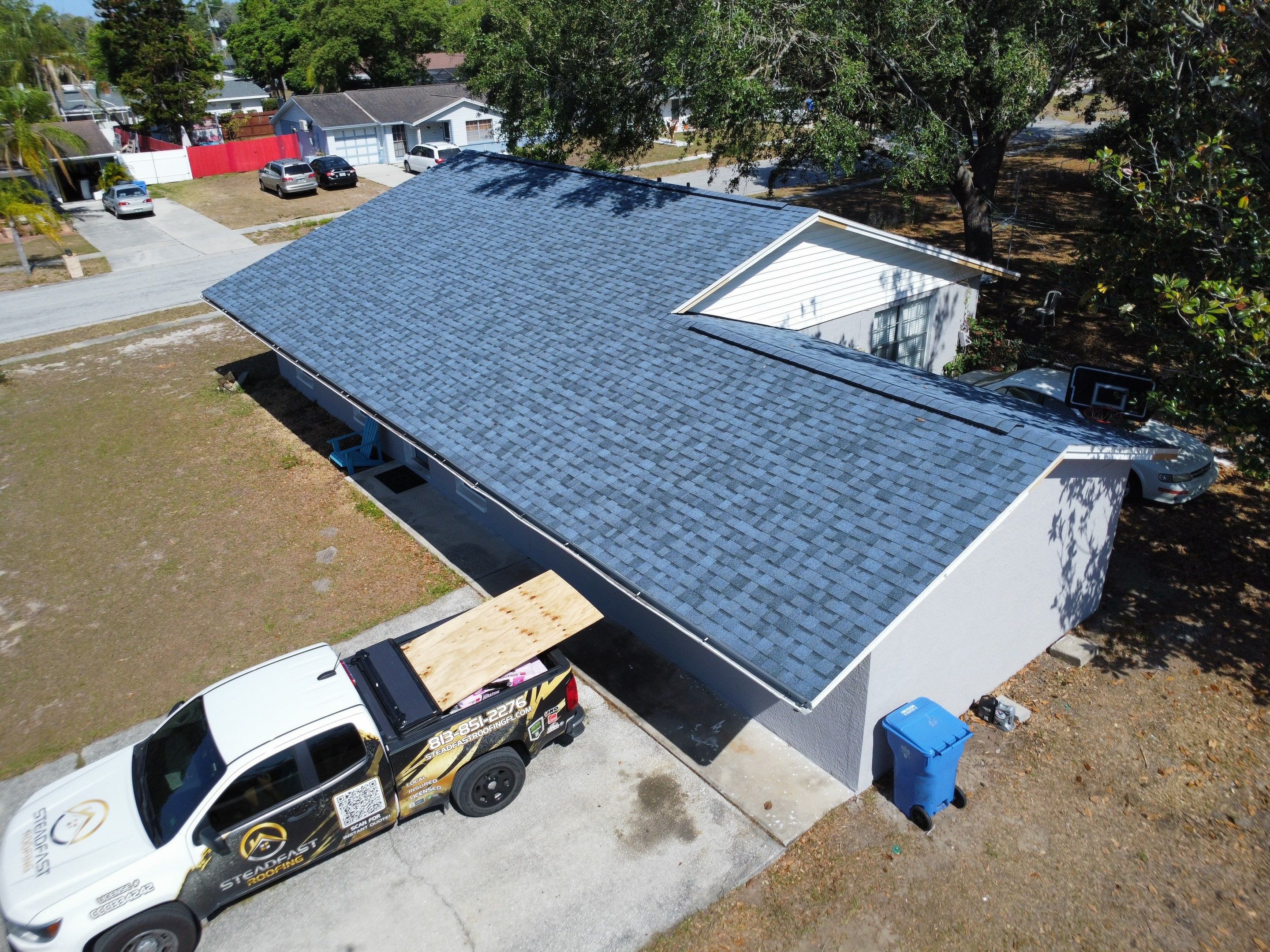 Roof Replacement in Brandon, FL. by Steadfast Roofing