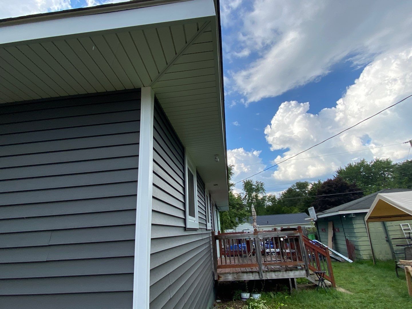 Siding Replacement using Smokey Grey by 180 Contractors