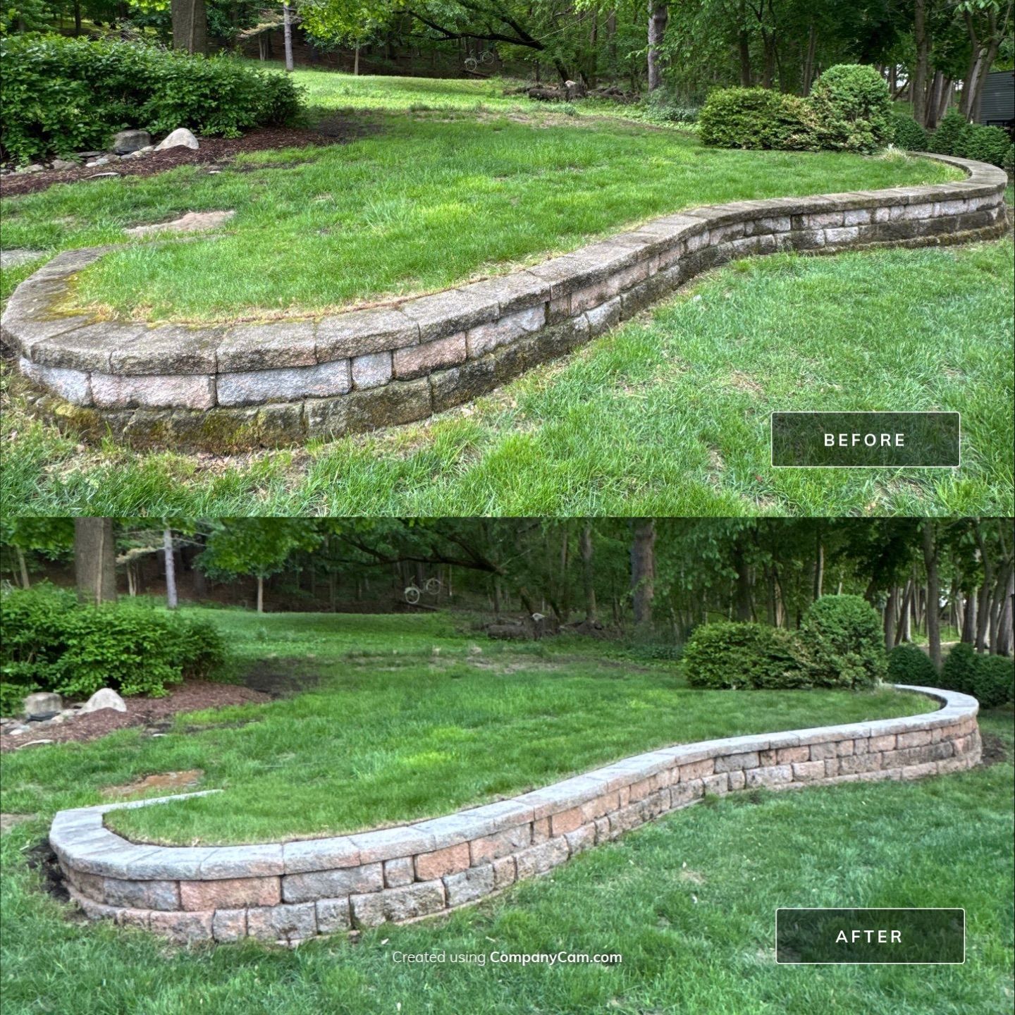 Project in Algonquin by Simmons Power & Soft Washing