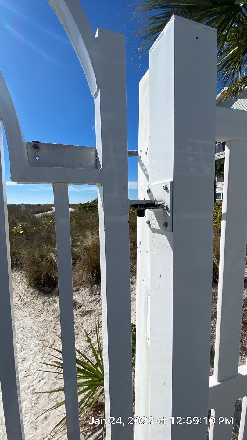 Sarasota, FL Custom Walk Gate by Asap fence and gates, LLC