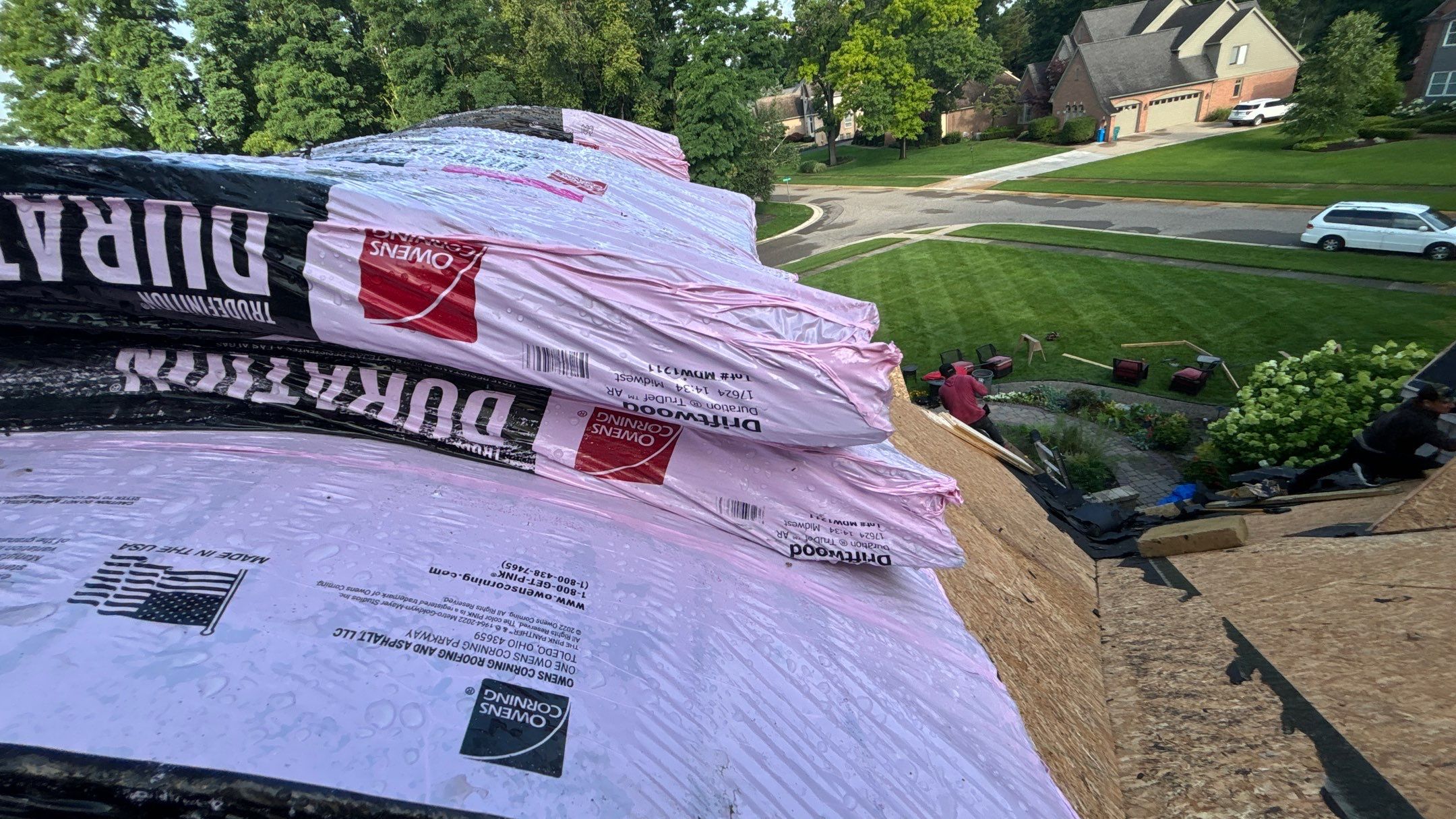Roof Replacement using Owens Corning Duration by 180 Contractors