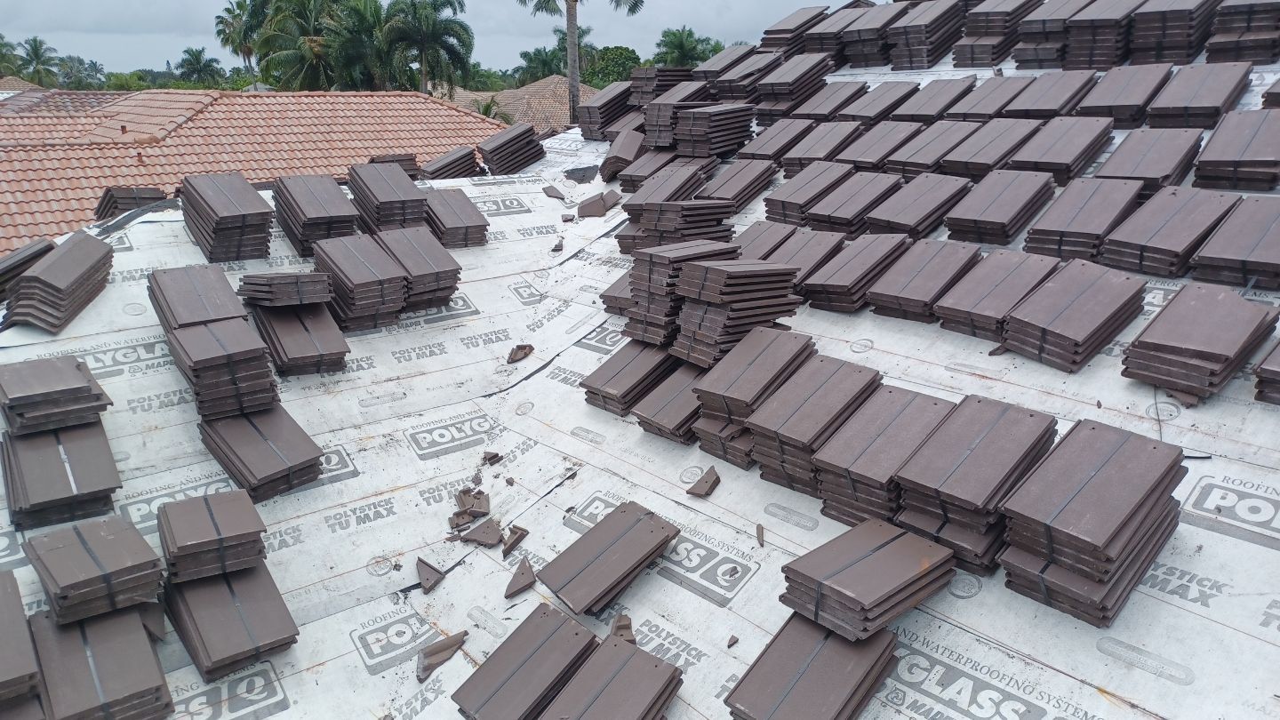 Residential Roofing Installation using Eagle Roofing Tile by BLUES BROTHERS ROOFING