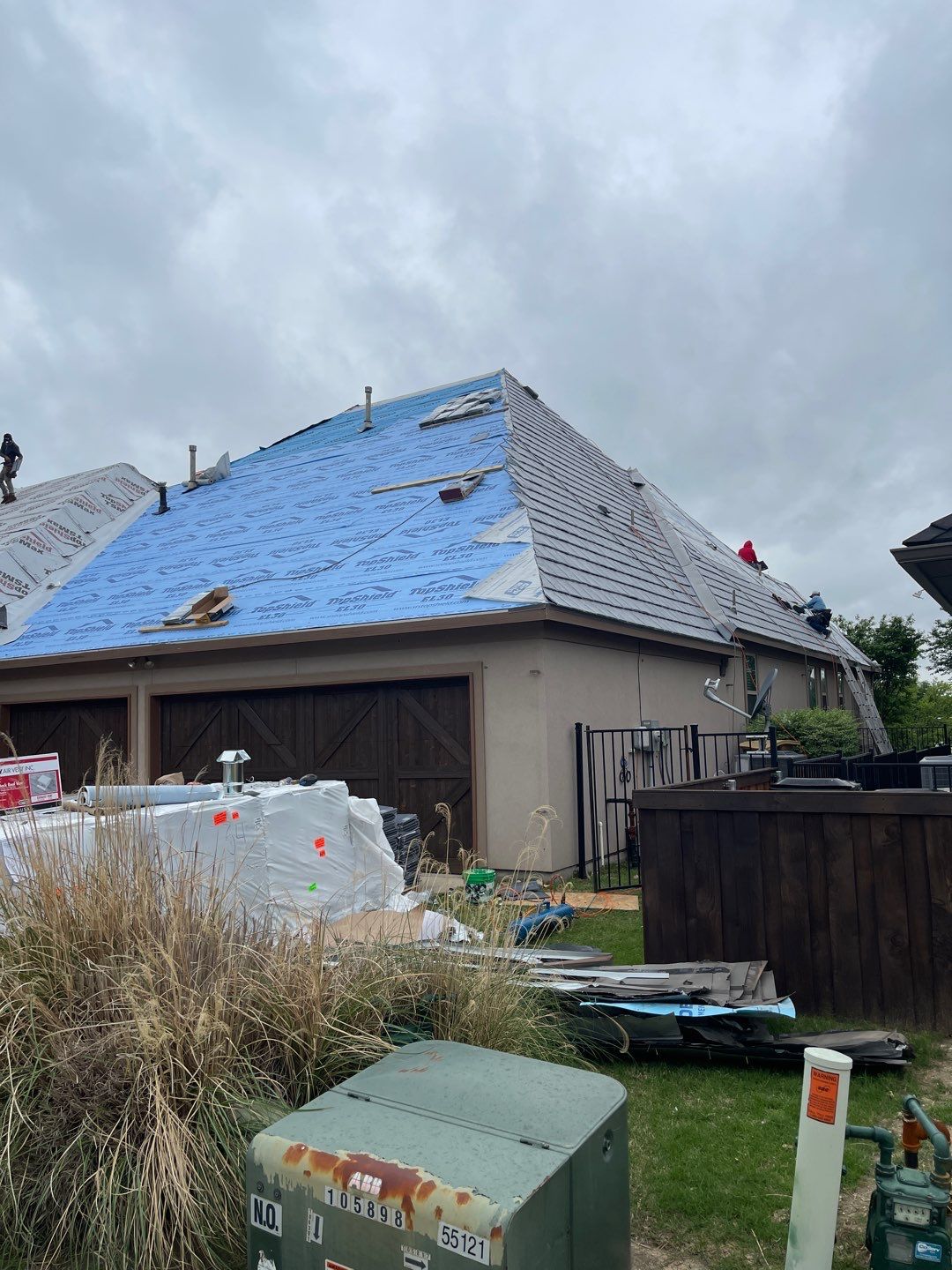 Roof Replacement using Davinci Bell Slate Shingles by Elite Roofing LLC