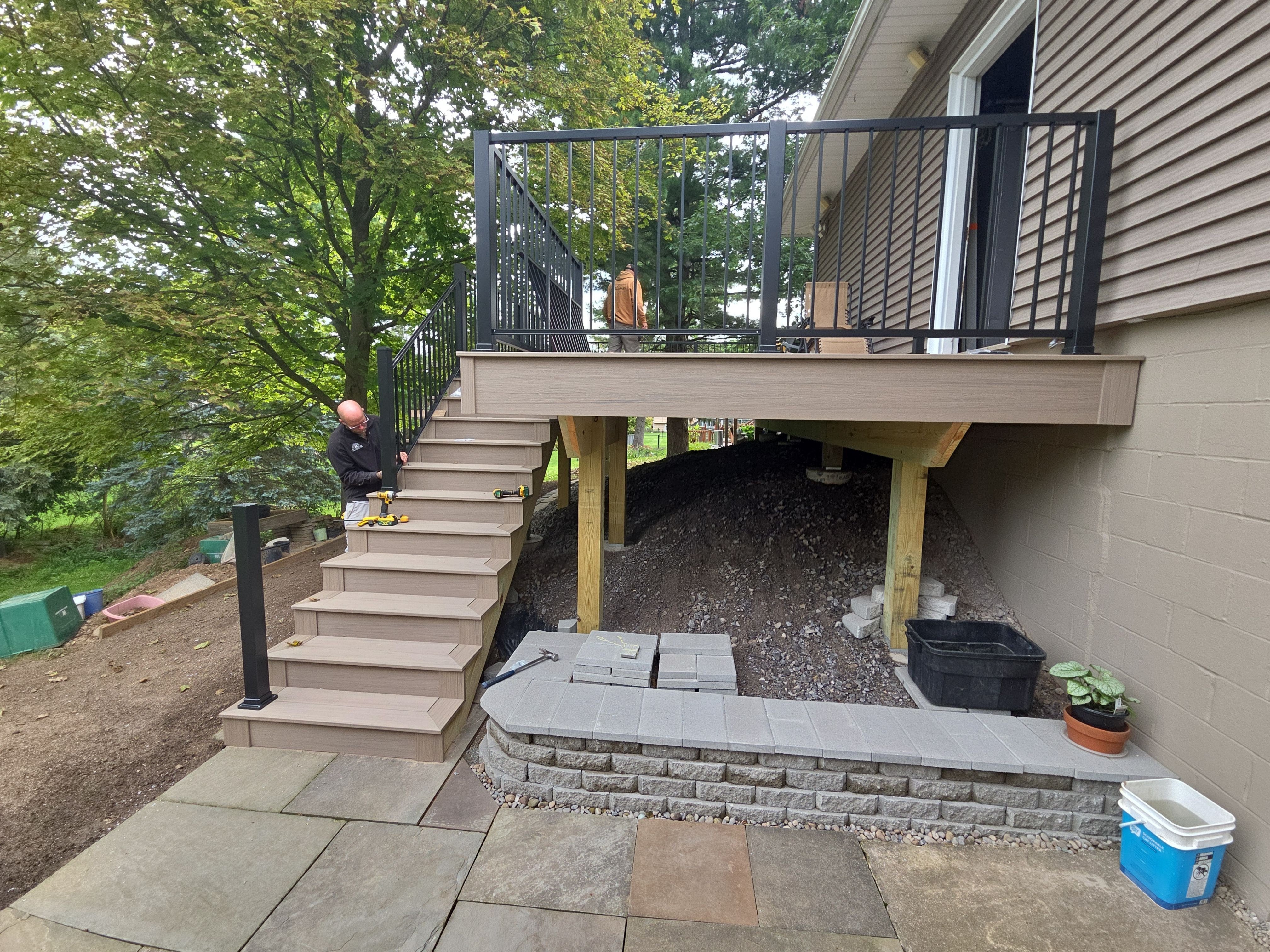 Fairport Deck by NG Masonry & Construction LLC