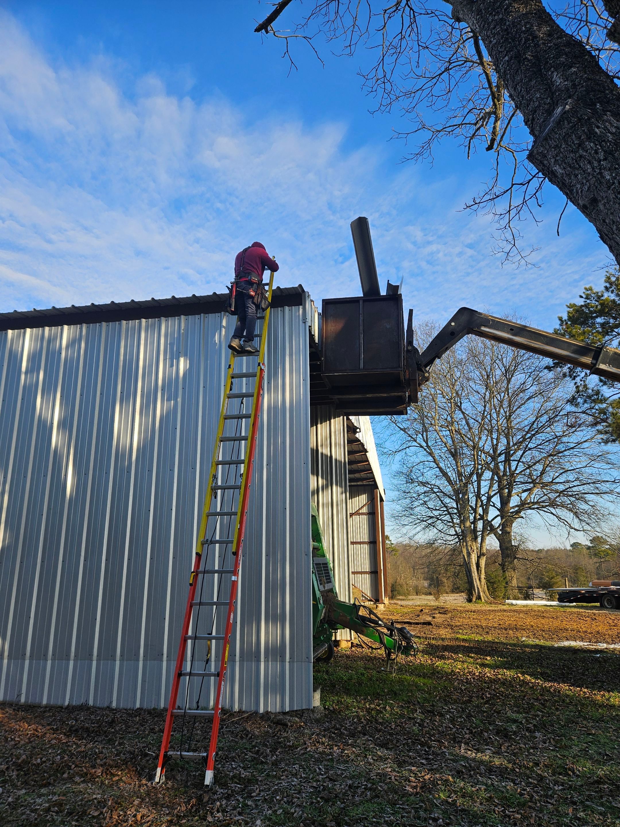 26 Gauge Galvanized metal roof by Hostetler Roofing