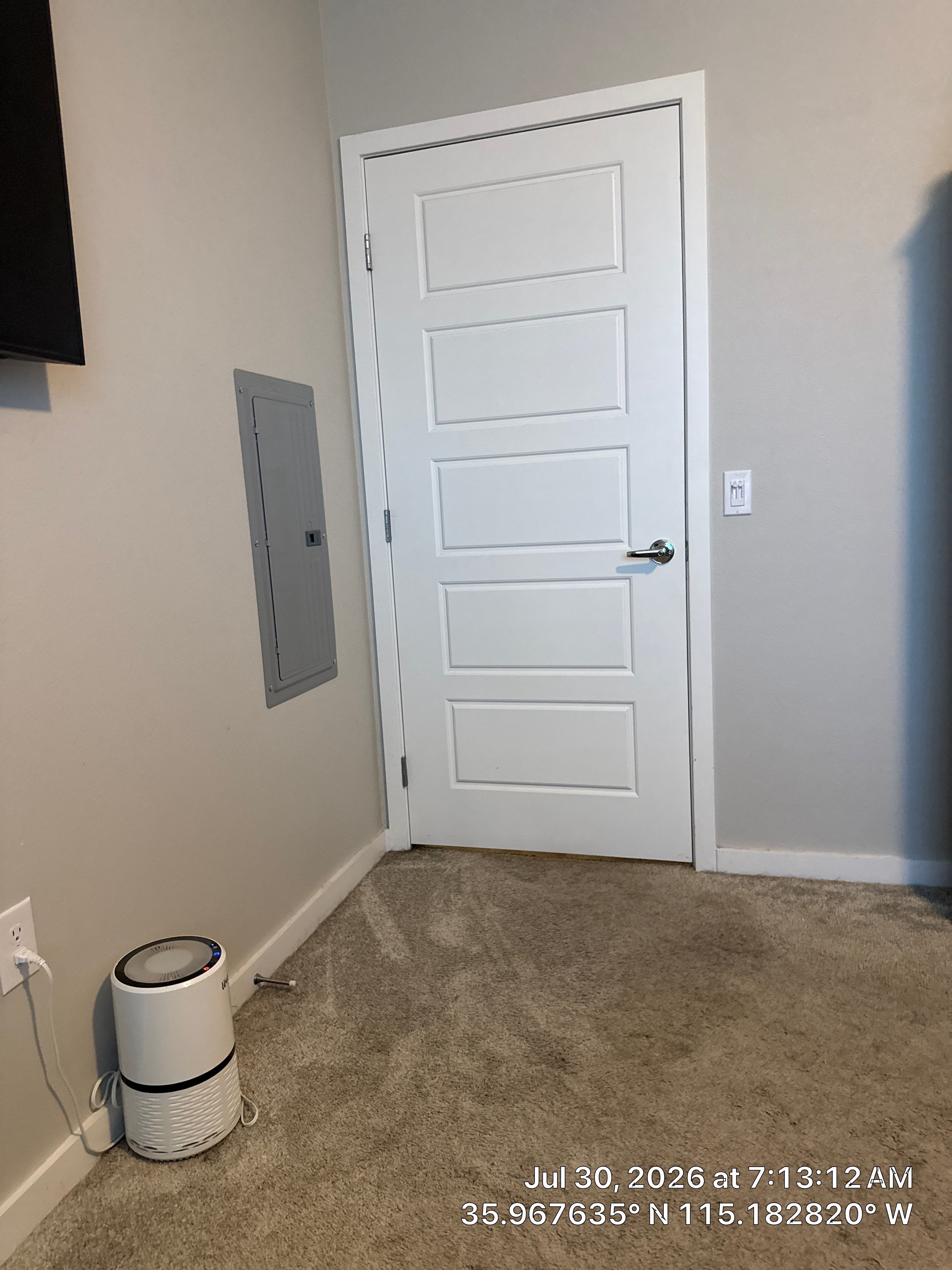 Interior Media and Door Installation in Las Vegas by CompanyCam Sales Demo
