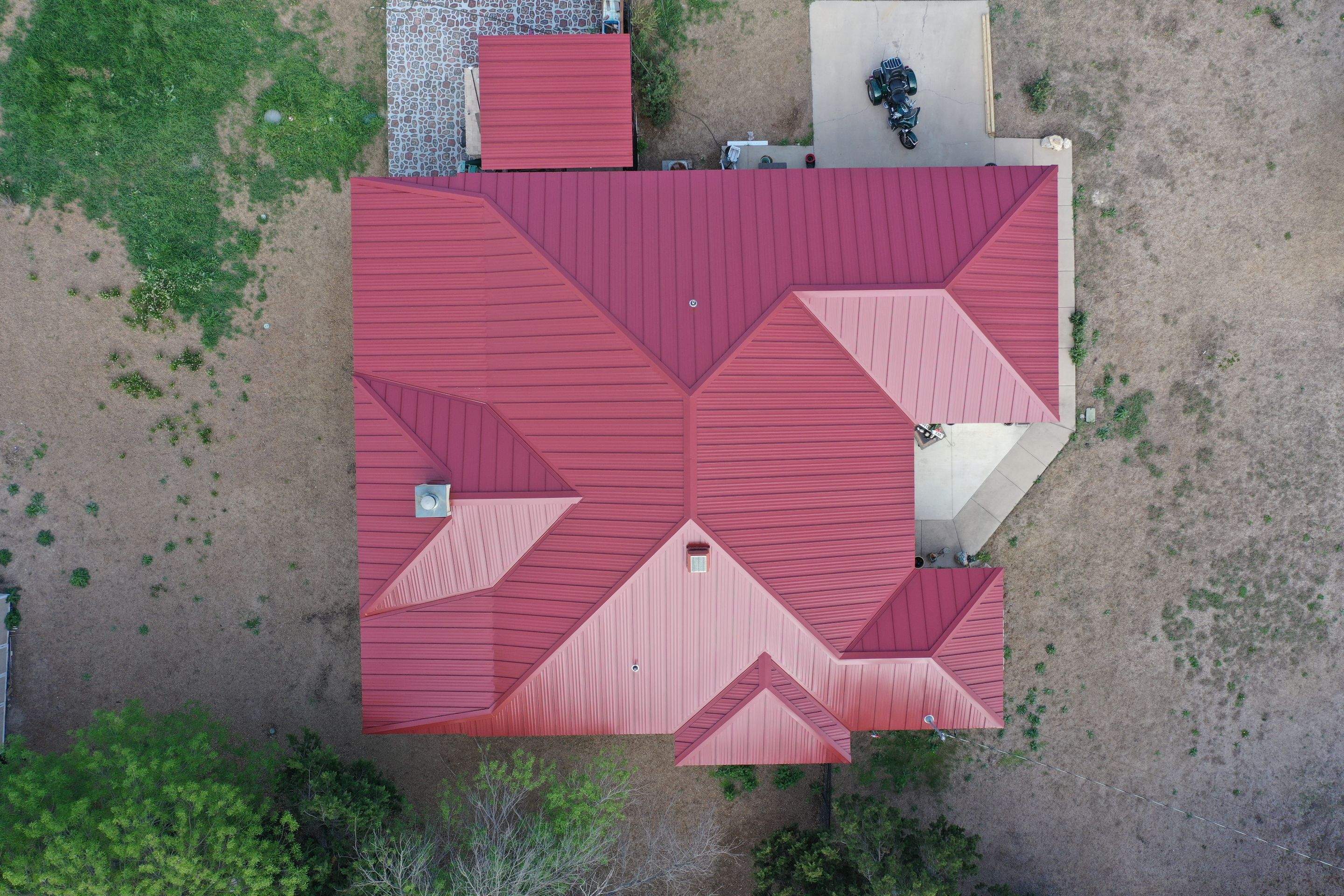 Residential Roof Replacement using Metal 1" Double Lock by Action Exteriors Austin