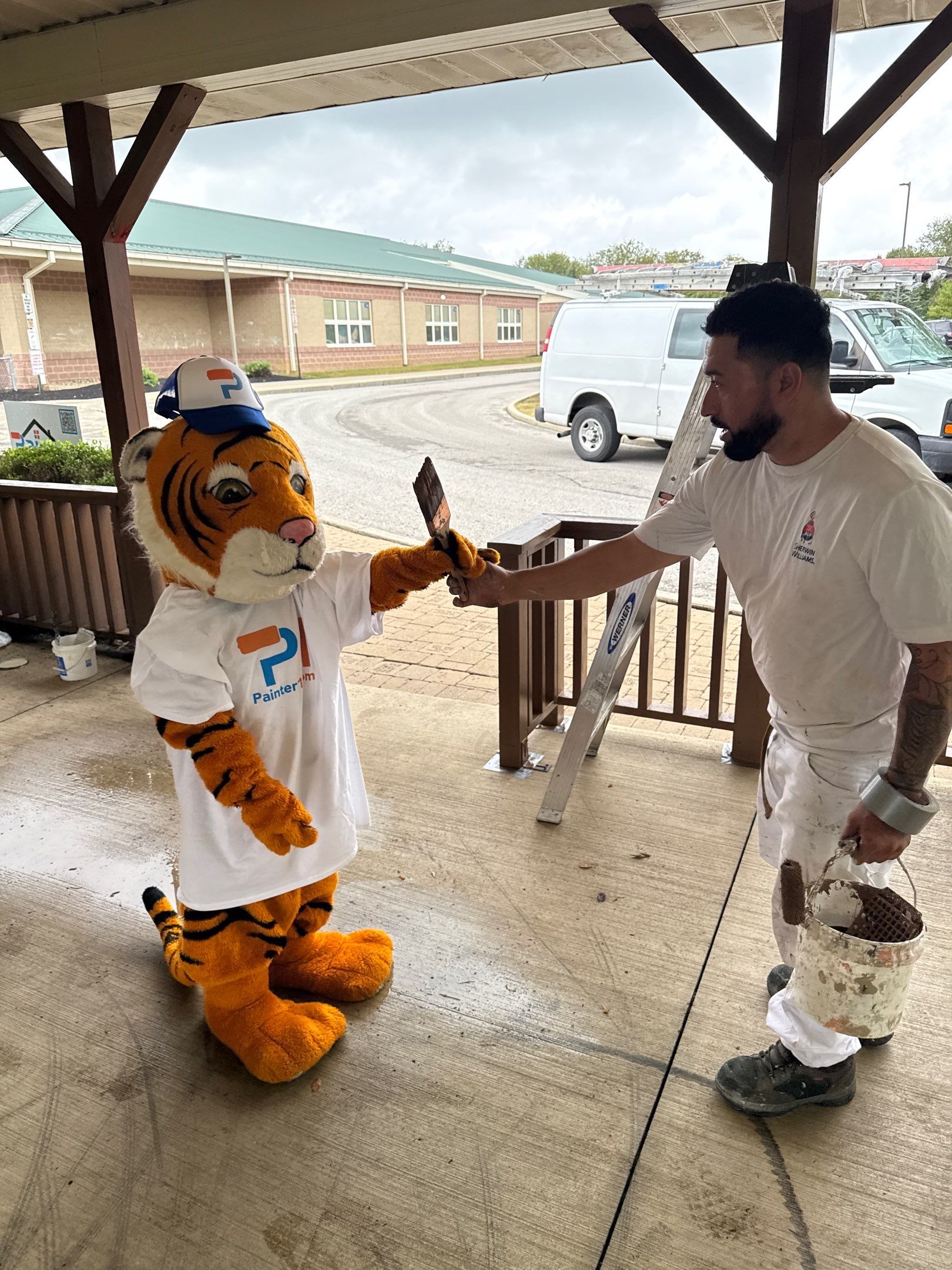 Elementary Charity Painting  by Painter1 of Columbus