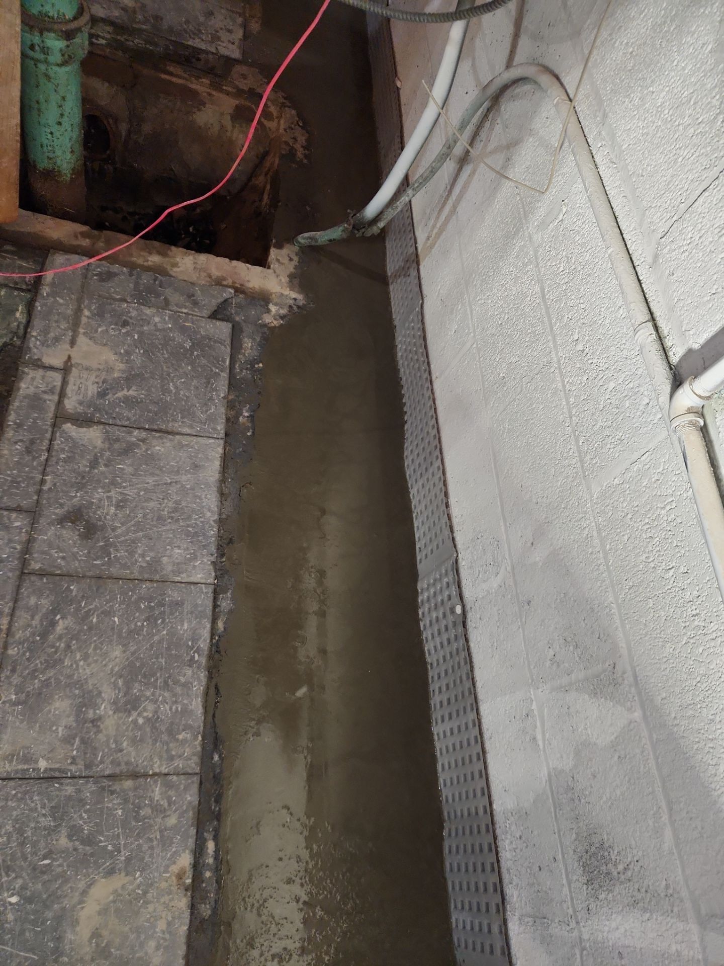 Interior French Drain Newark, NJ by Pure Service Pro, LLC 
