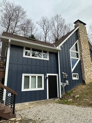 Siding Installation using James Hardie Board & Batten Siding