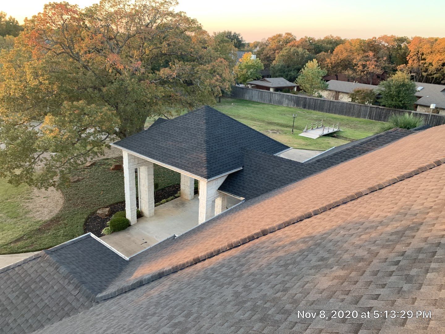Huge Estate - Residential Roofing Installation using GAF Timberline HDZ Shingle System by First United Roofing & Construction