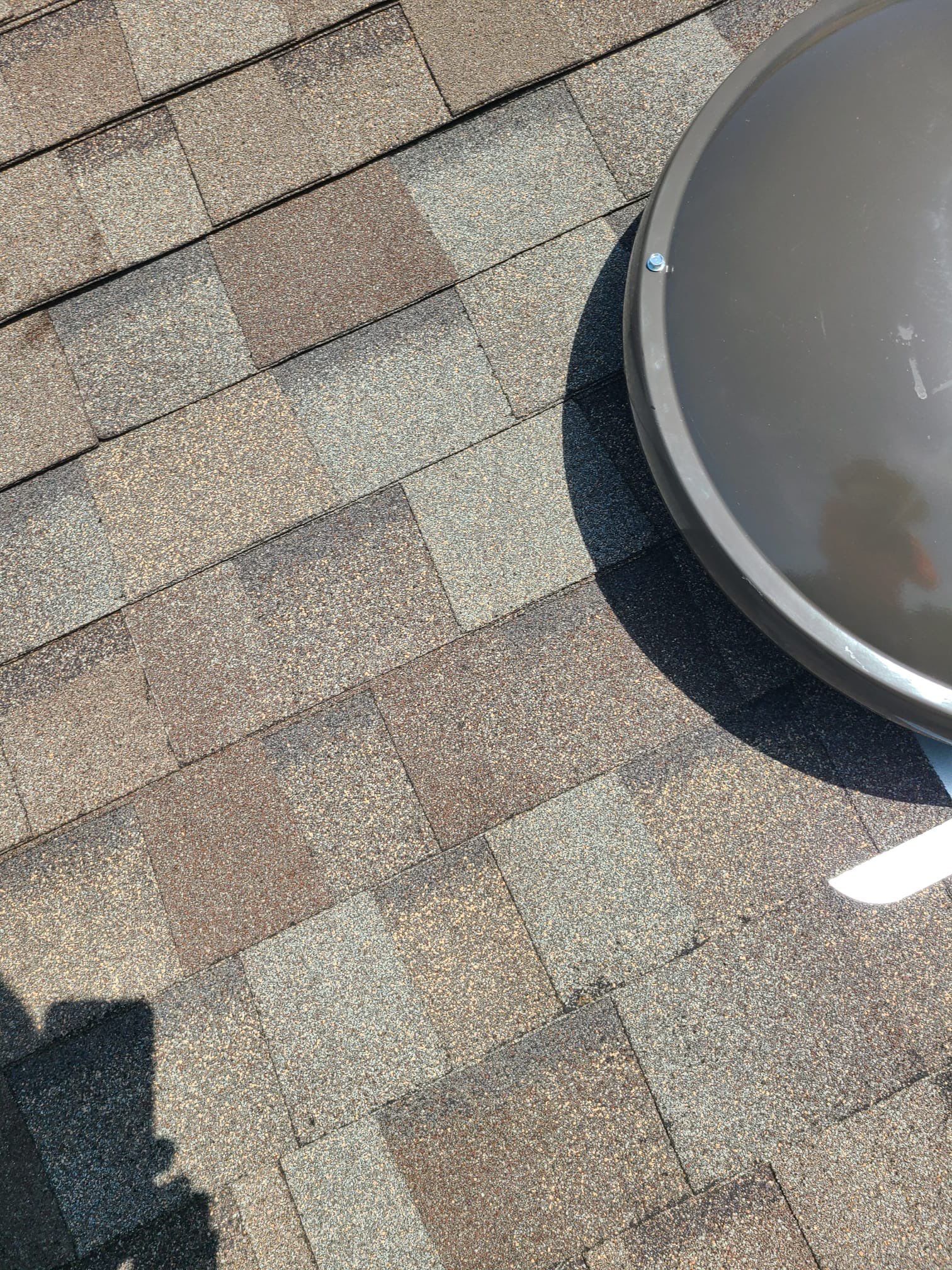 Hail Damage using Owen's Corning Duration (Lifetime) Shingles by Roof Repair Company