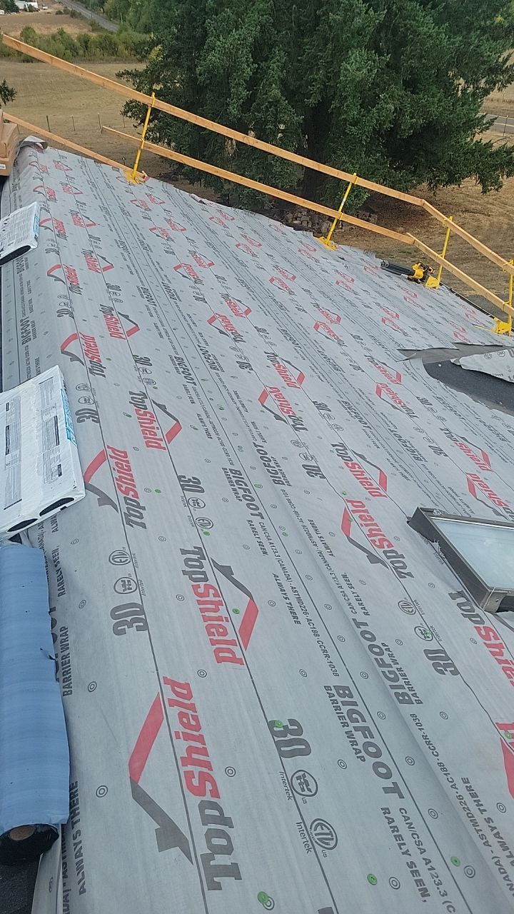 Residential Roofing Installation using IKO Dynasty (Color: Granite Black) by Orezona Building & Roofing Company, Inc.