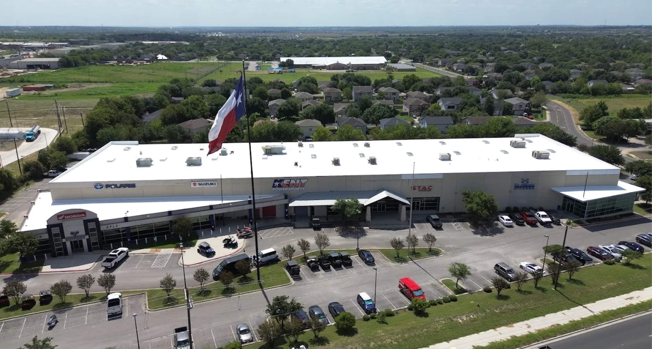 Kent Power Sports Kyle, Texas Preventative Maintenance  by Cool Roofs