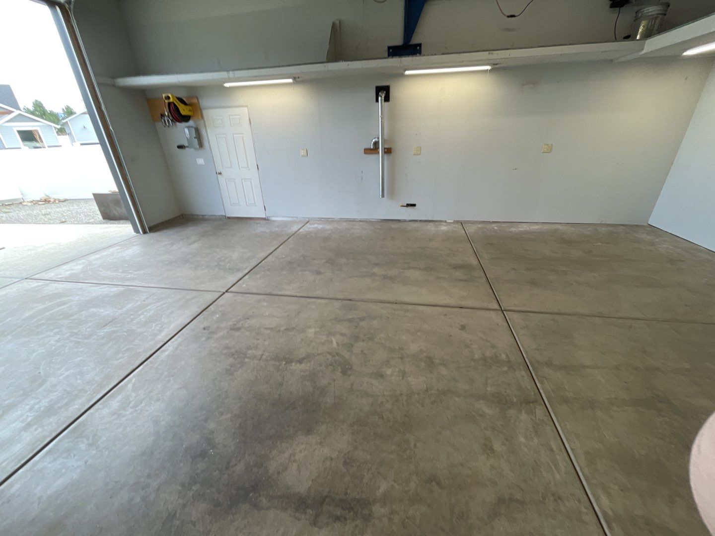 Garage Transformation using Slate Stone by Croc Coatings, LLC
