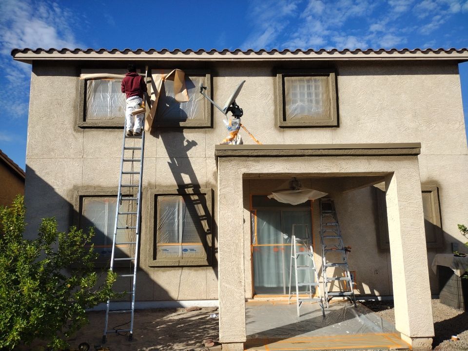 Exterior Painting using Dunn-Edwards EVERSHIELD®  by Crash of Rhinos Painting & Garage Floors