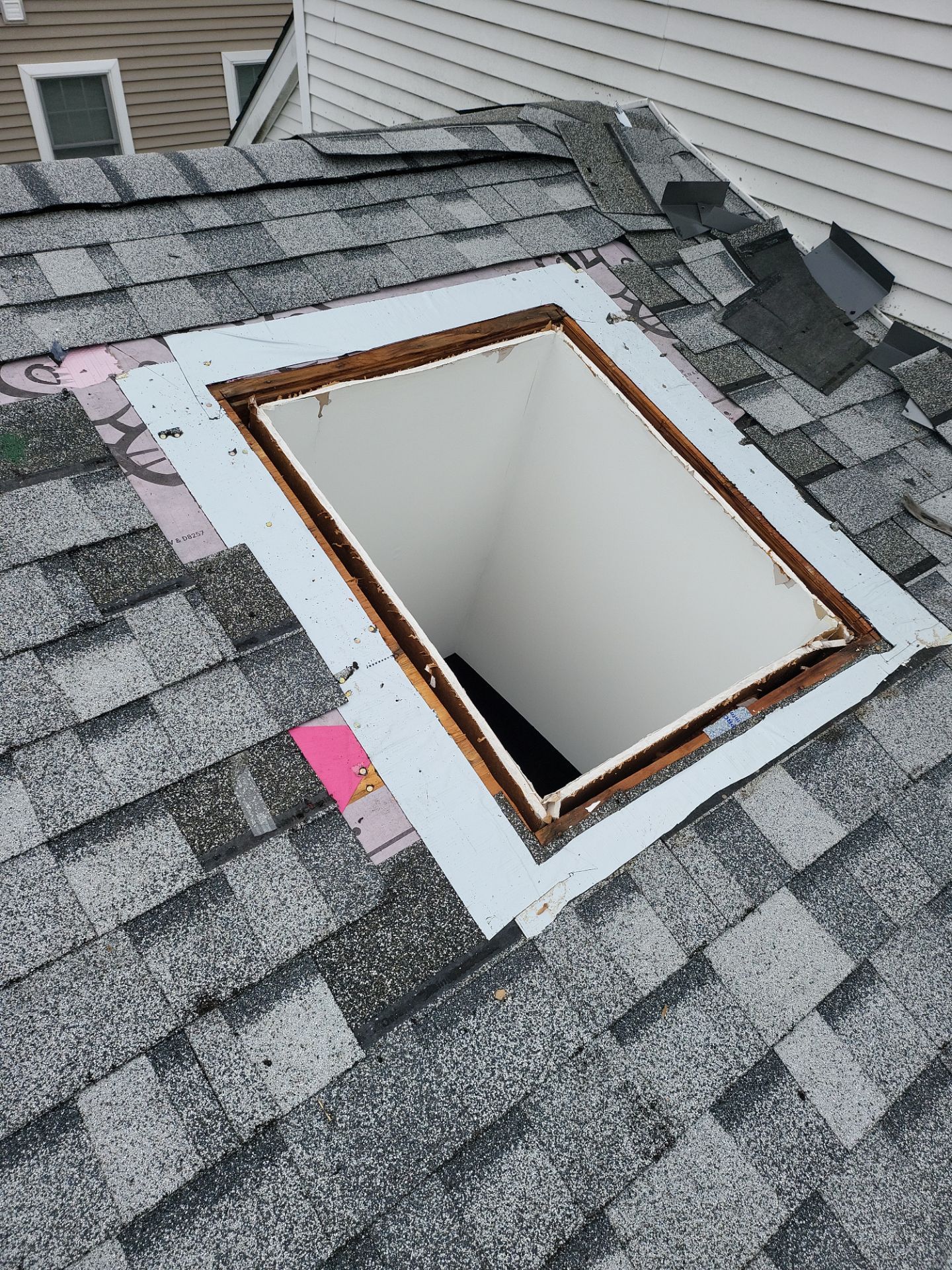 Residential Roofing Installation using Owens Corning TruDefinition Duration Sierra Gray by A Plus Exterior