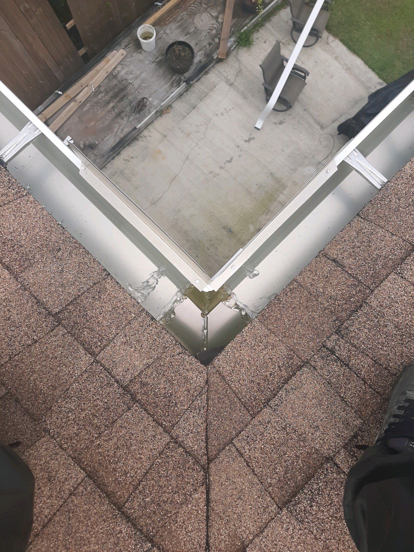 Seamless Gutter Installation using White K-Style Gutters by Gutter Professors