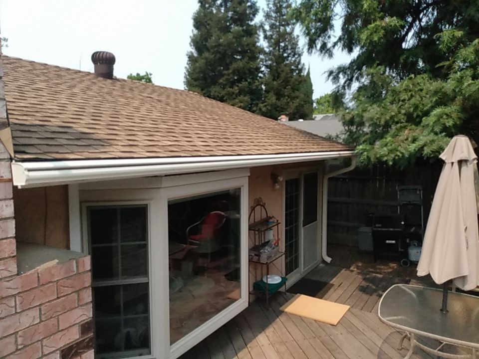 Gutter Installation using Englert LeafGuard Gutters by Byers Enterprises 