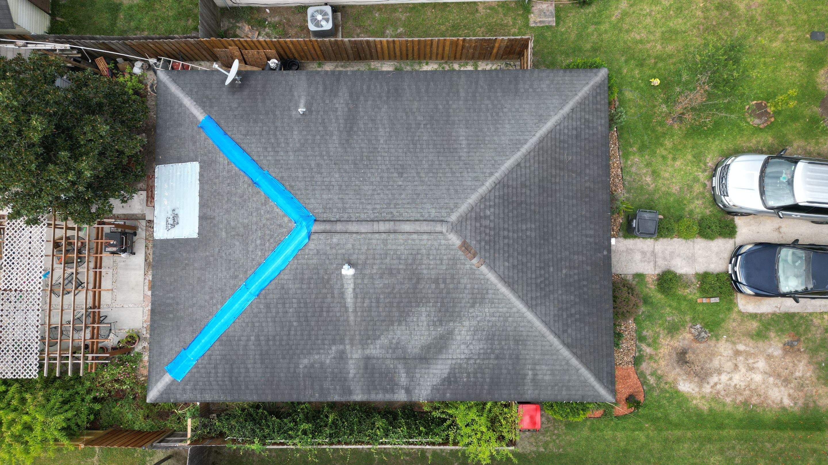 Storm damage roofing replacement - Houston Texas by Harden Enterprise Services LLC