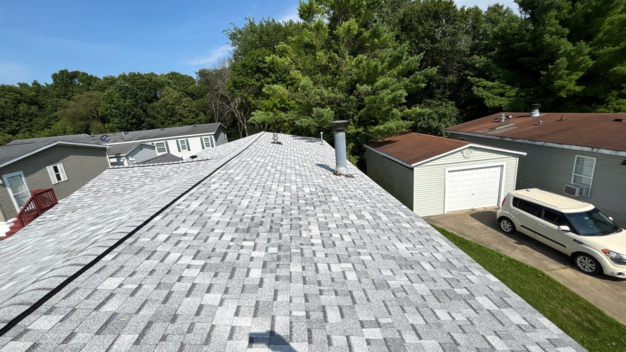 Roof Replacement using Owens Corning Sierra Gray by 180 Contractors