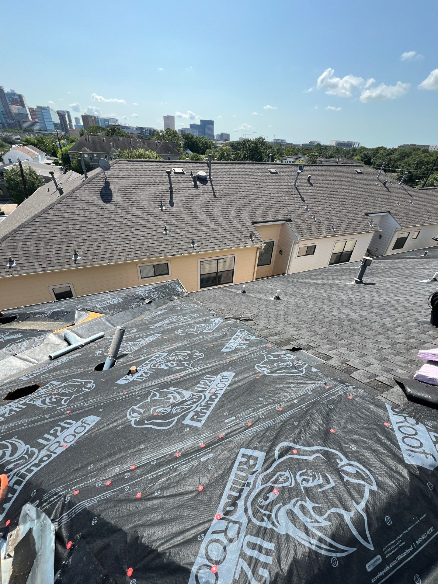 Residential Roofing Installation using Owen's Corning Duration (Lifetime) Shingles by Roof Repair Company