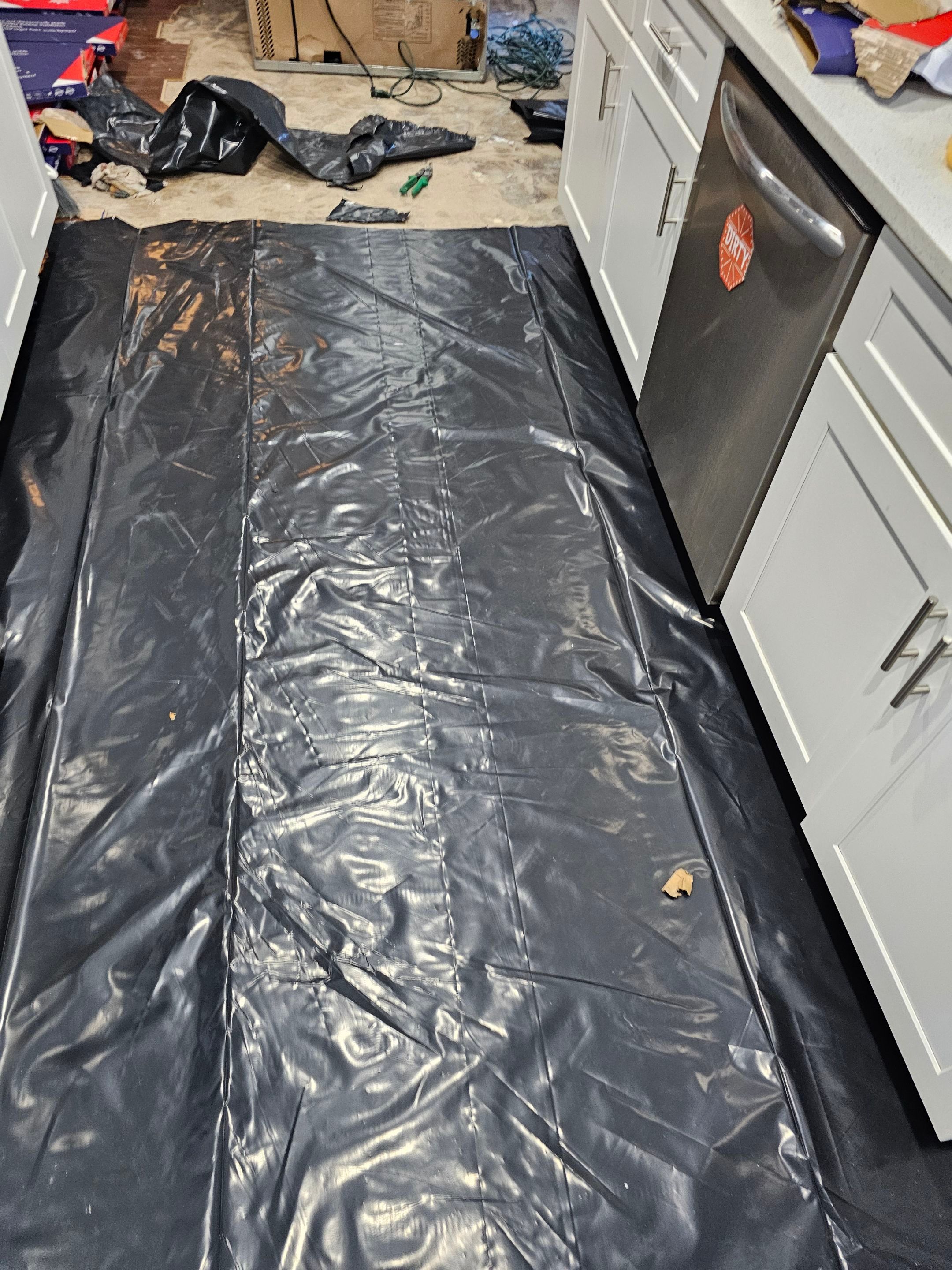 Laminate floor & fence by EL-GC LLC 