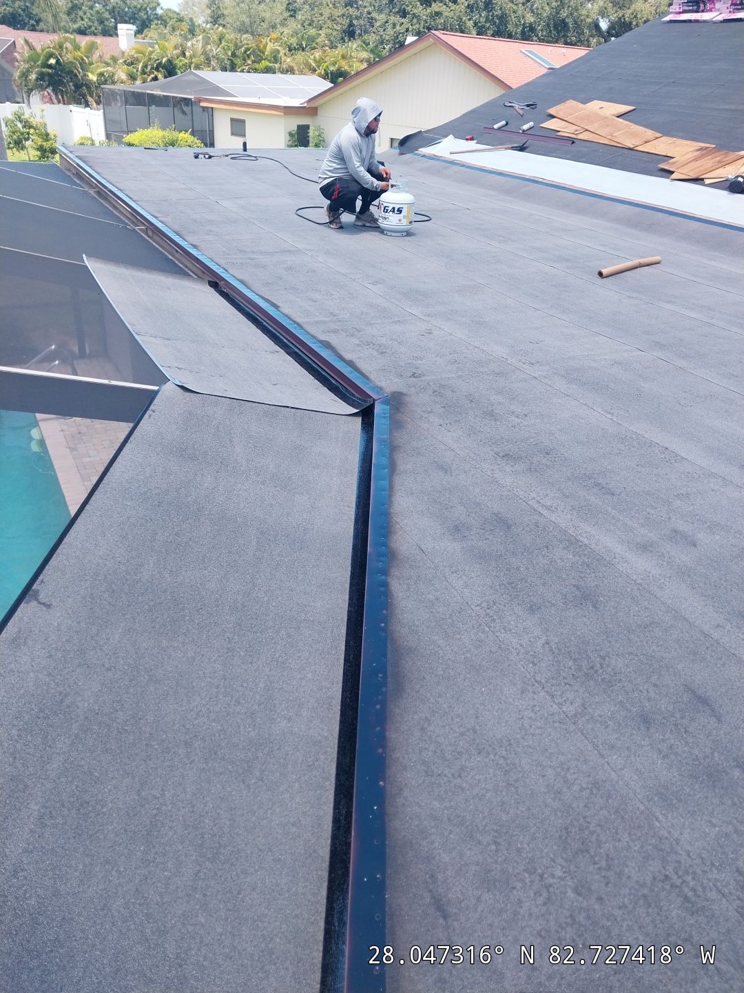 Project in Clearwater 33761 by Mitchell Roofing Company LLC